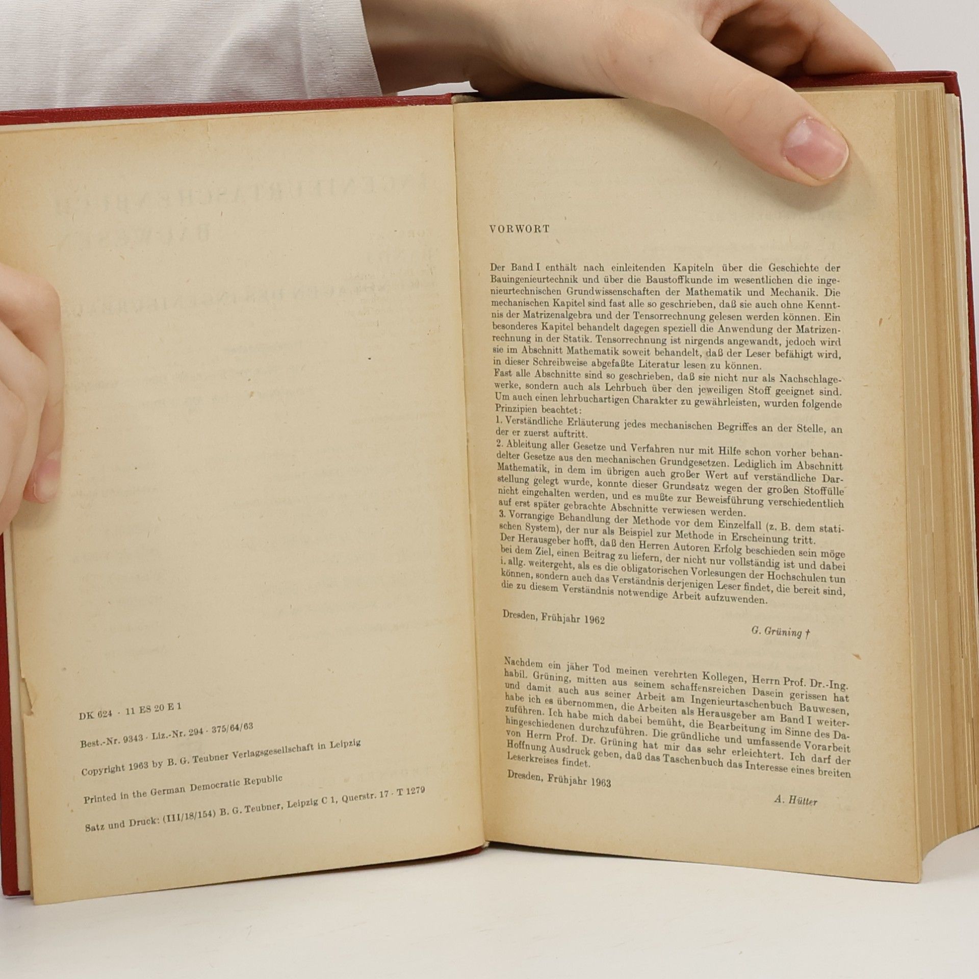 Various authors Grundlagen des Ingenieurbaus I.