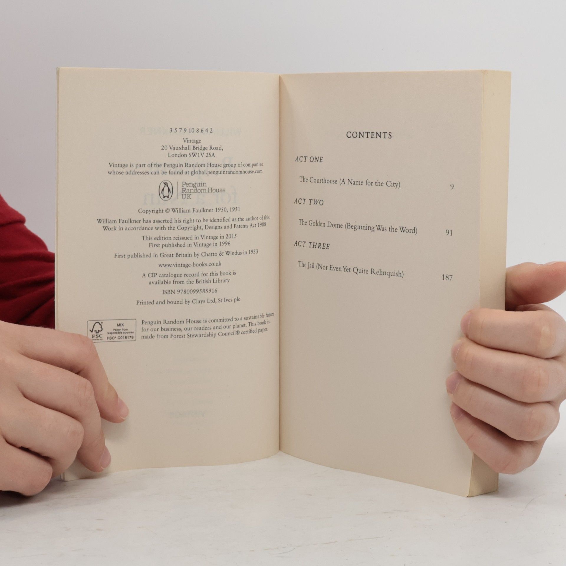 William Faulkner Requiem For A Nun
