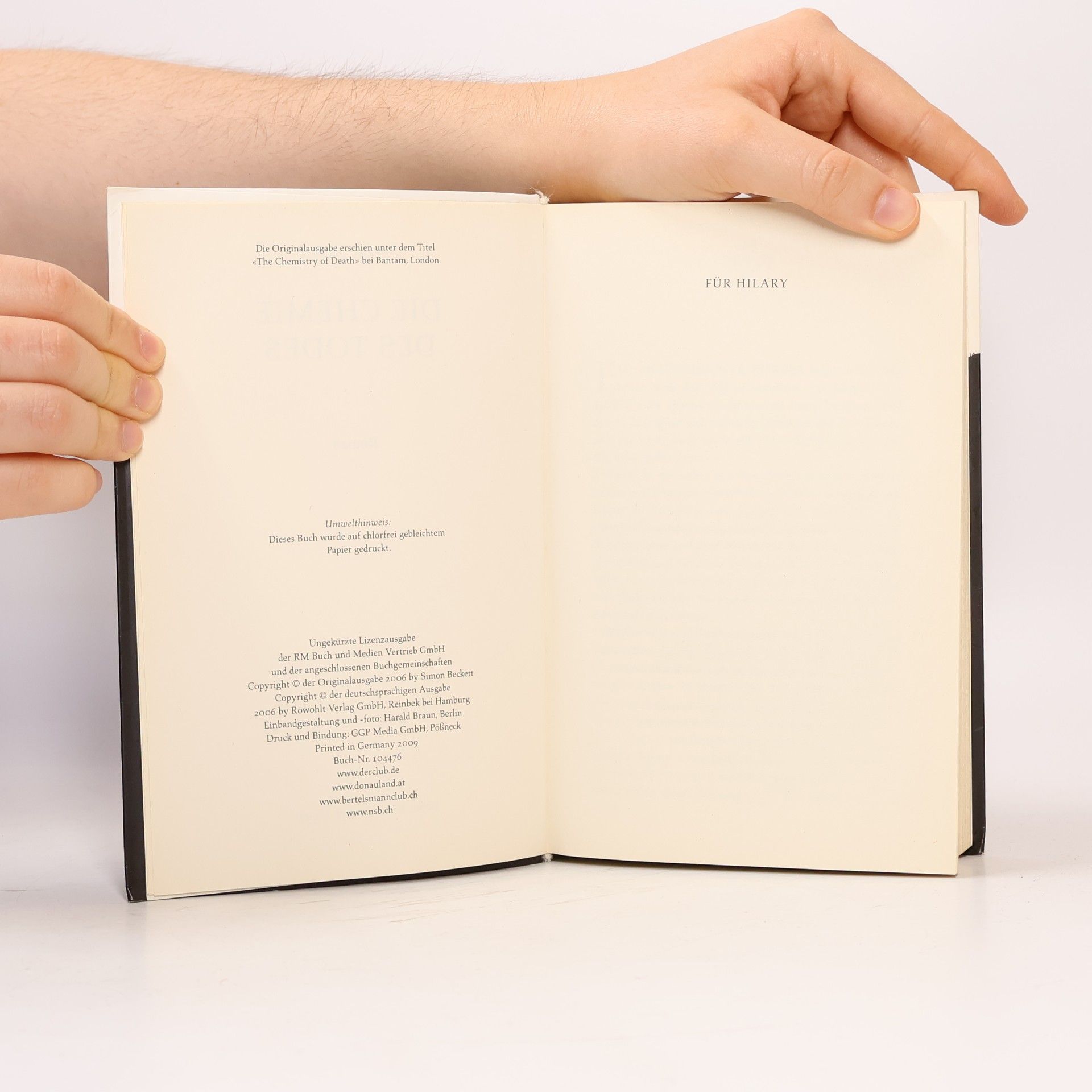Simon Beckett Die Chemie des Todes