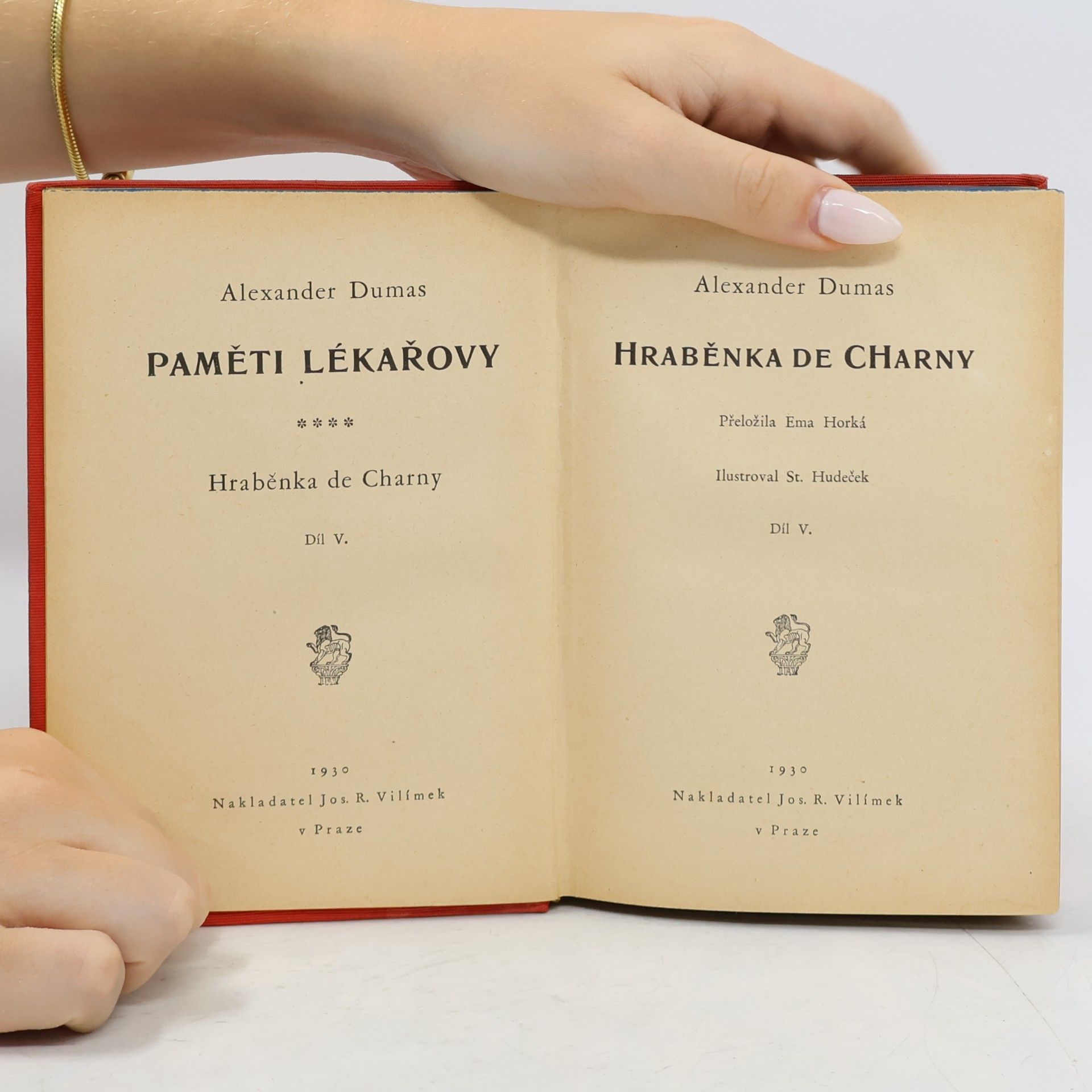 Alexandre Dumas Hraběnka de Charny V.