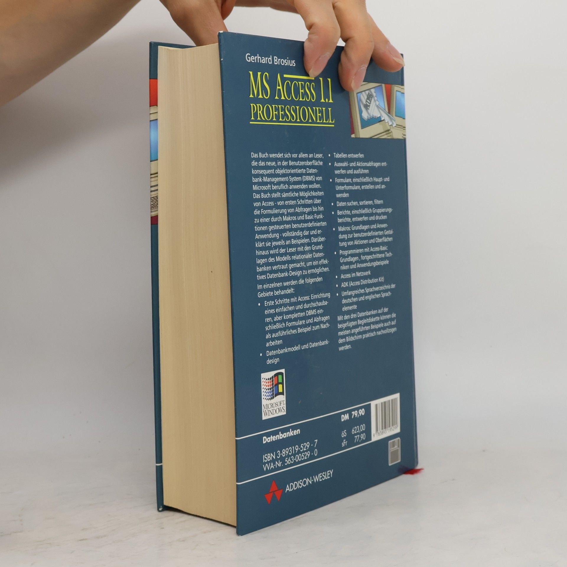 Gerhard Brosius MS Access 1.1 professionell