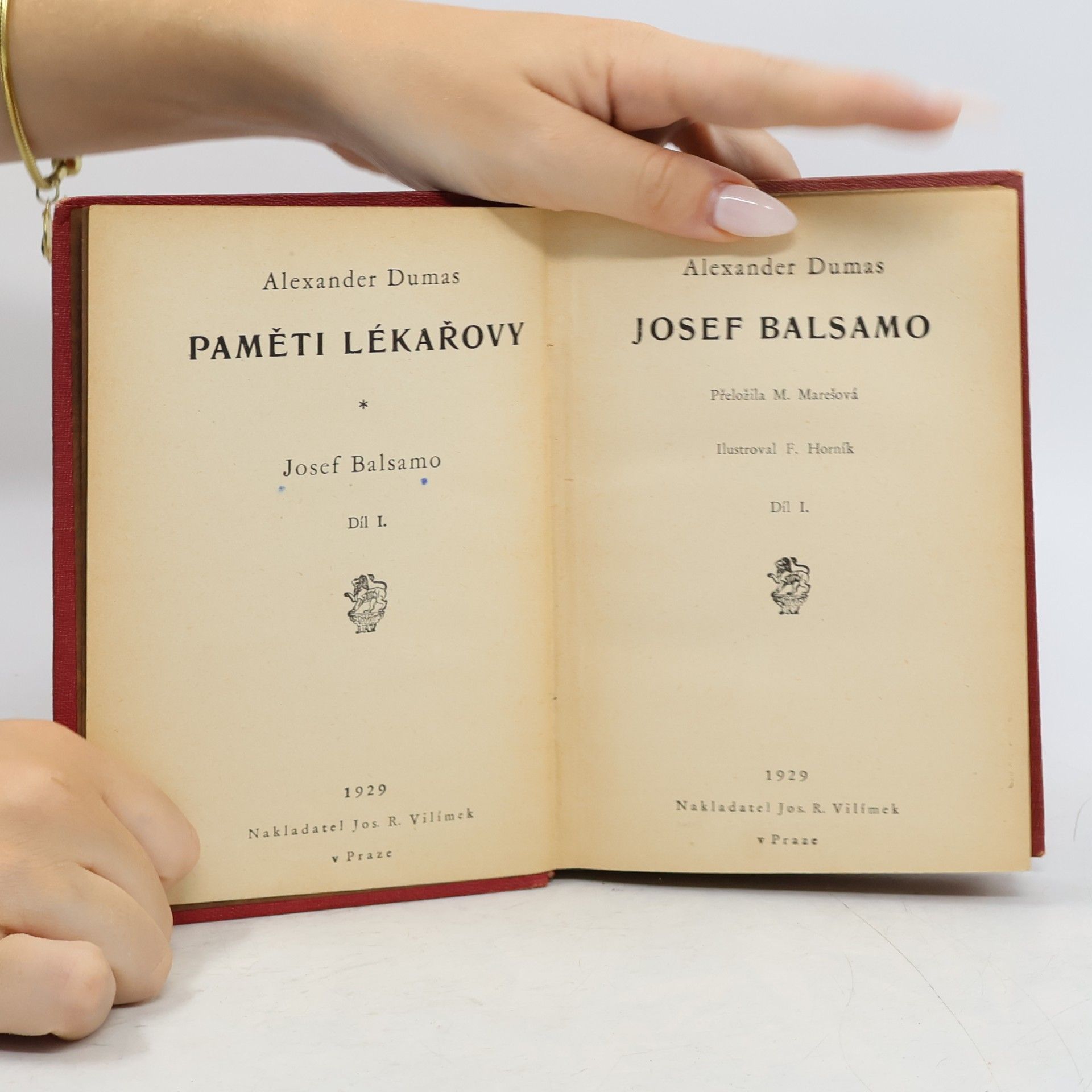 Alexandre Dumas starší Paměti lékařovy I. Josef Balsamo I.