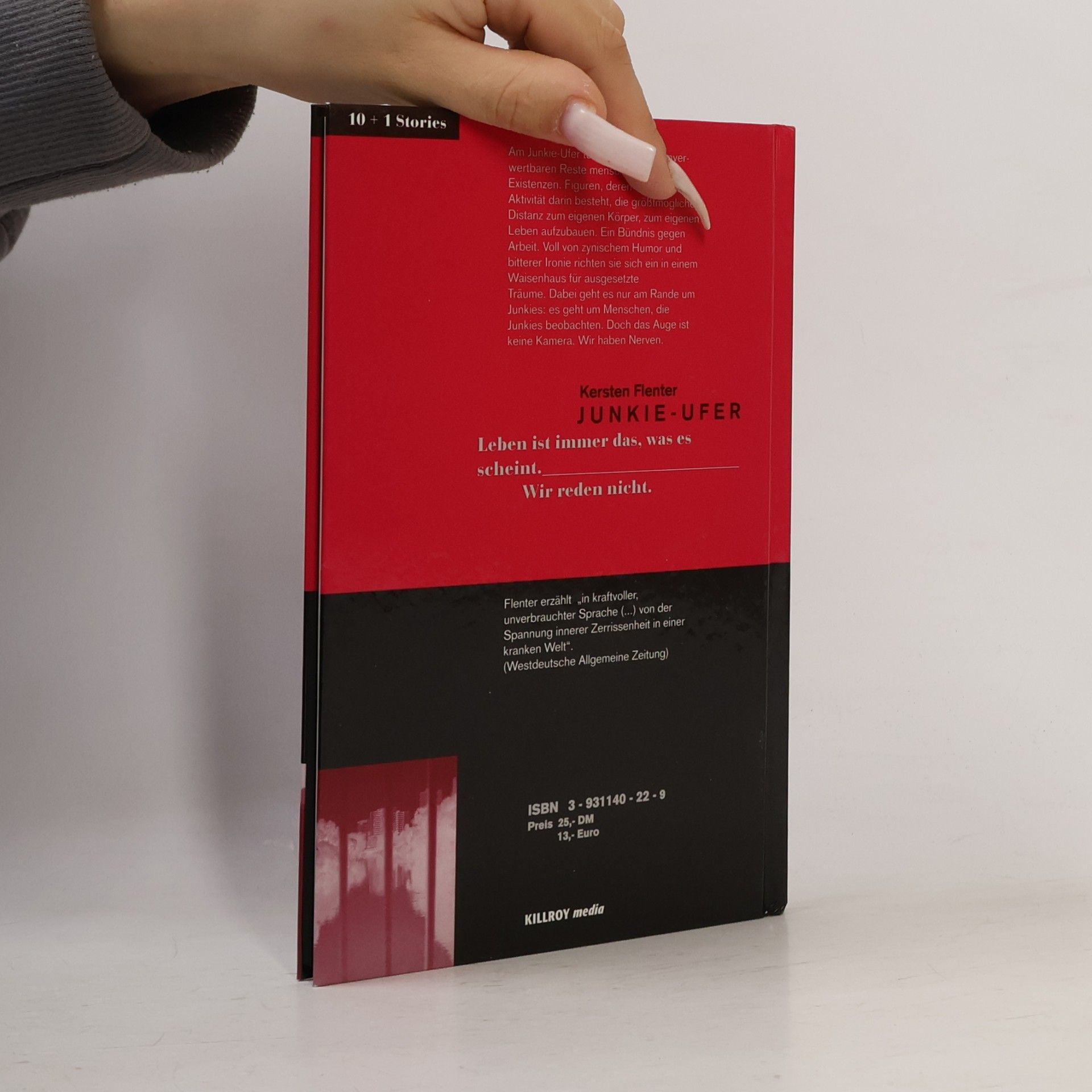 Kersten Flenter Killroy 10+1 Stories: Junkie-Ufer