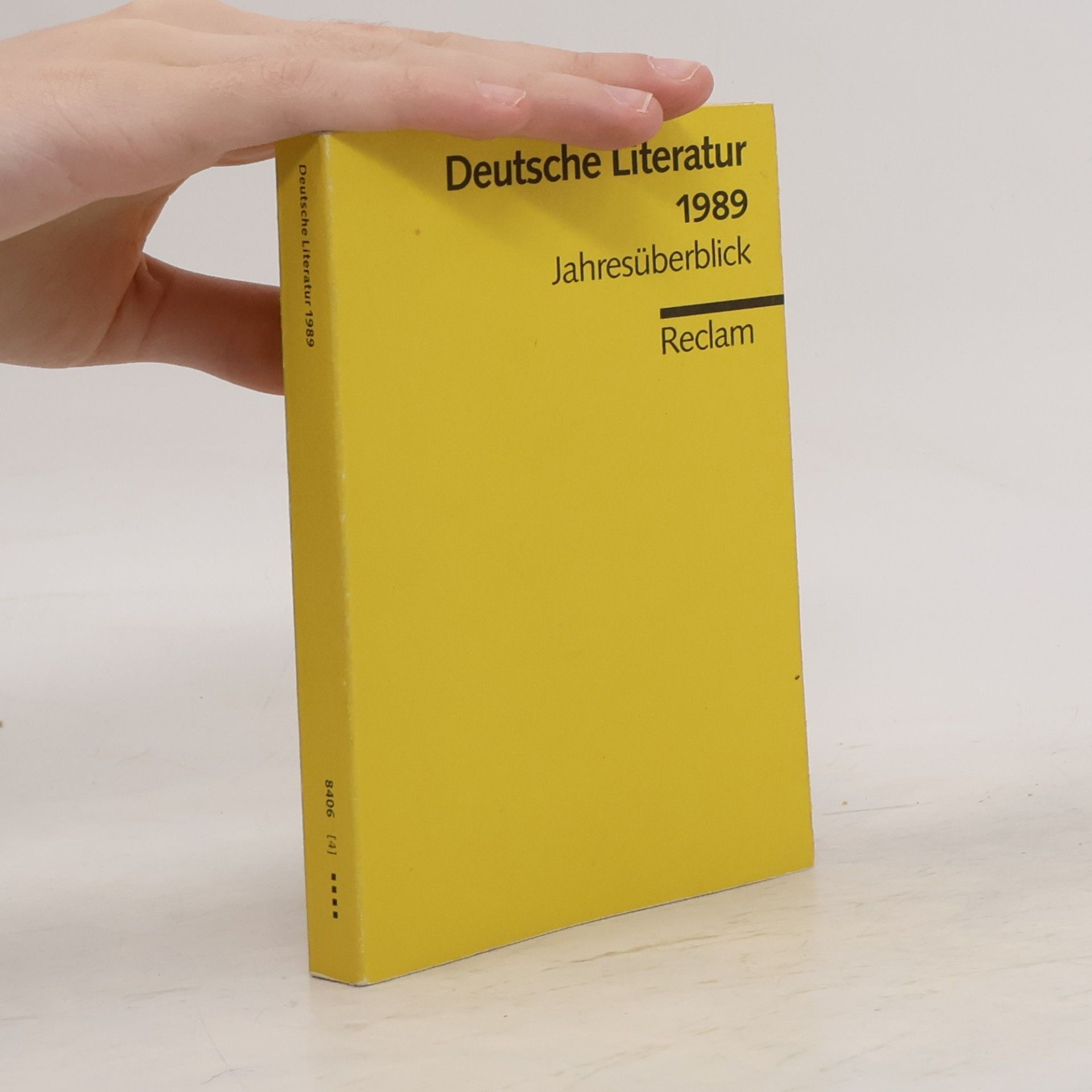 Deutsche Literatur 1989. Jahresüberblick