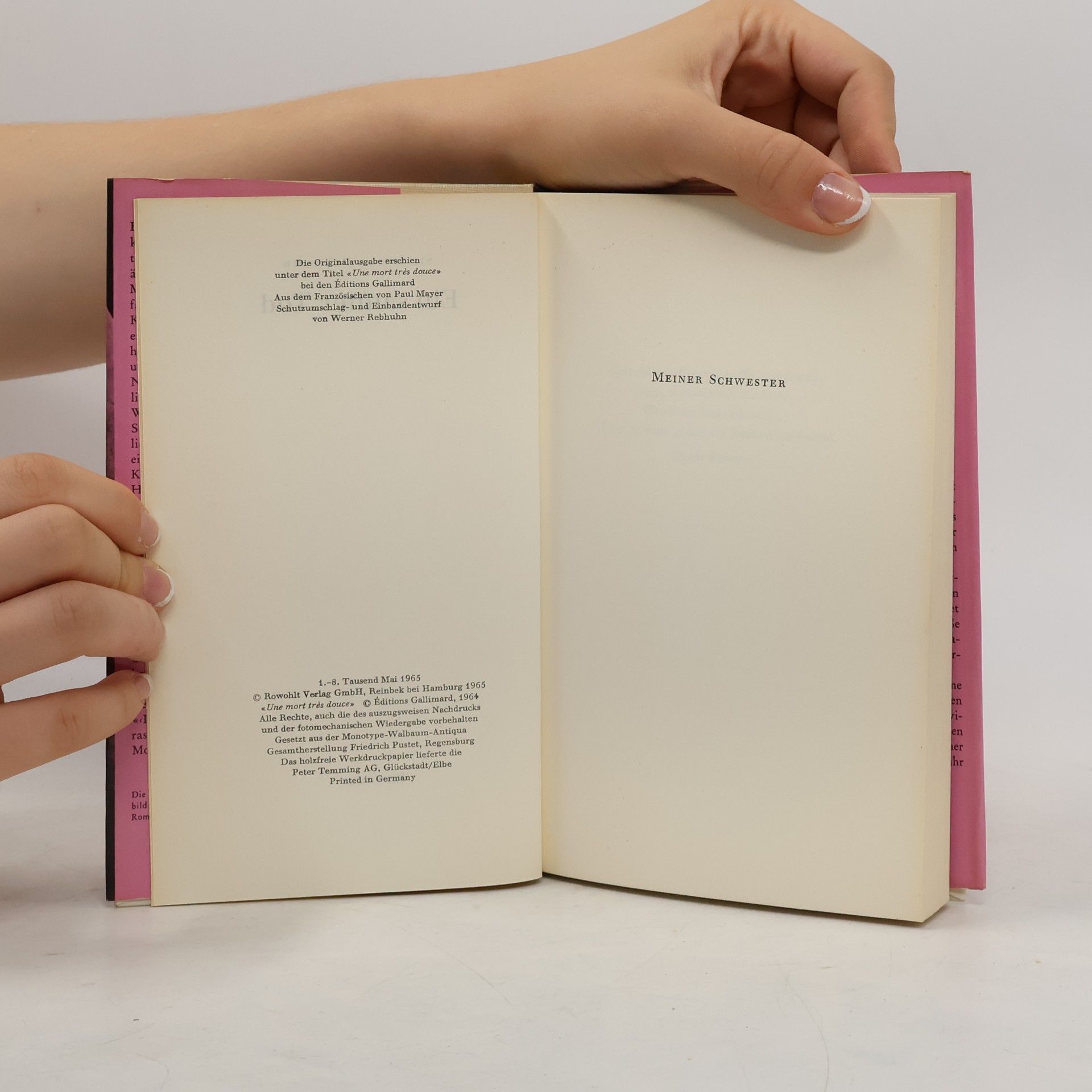 Simone de Beauvoir Ein sanfter Tod