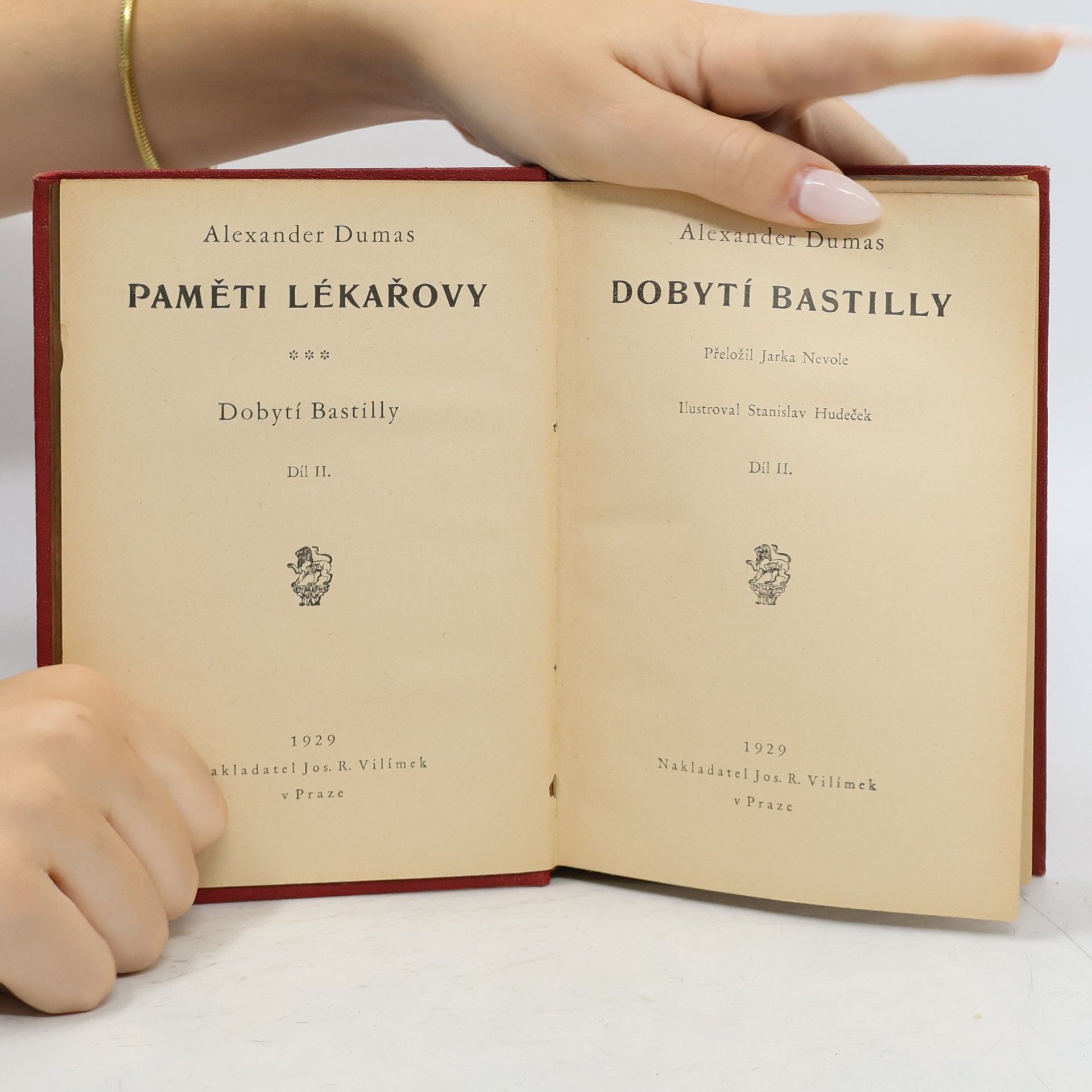 Alexandre Dumas Paměti lékařovy. Královnin náhrdelník. II.