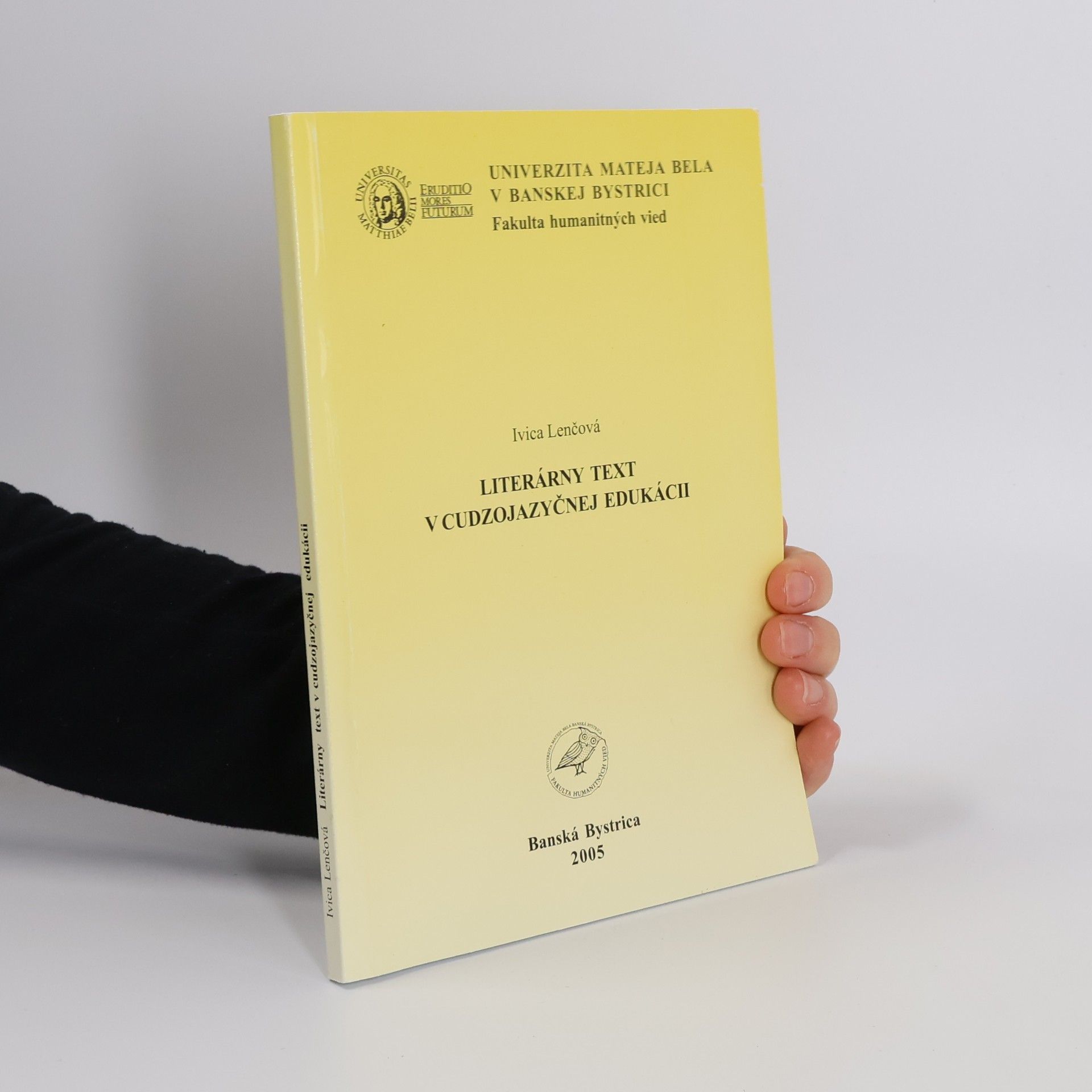 Ivica Lenčová Literárny text v cudzojazyčnej edukácii