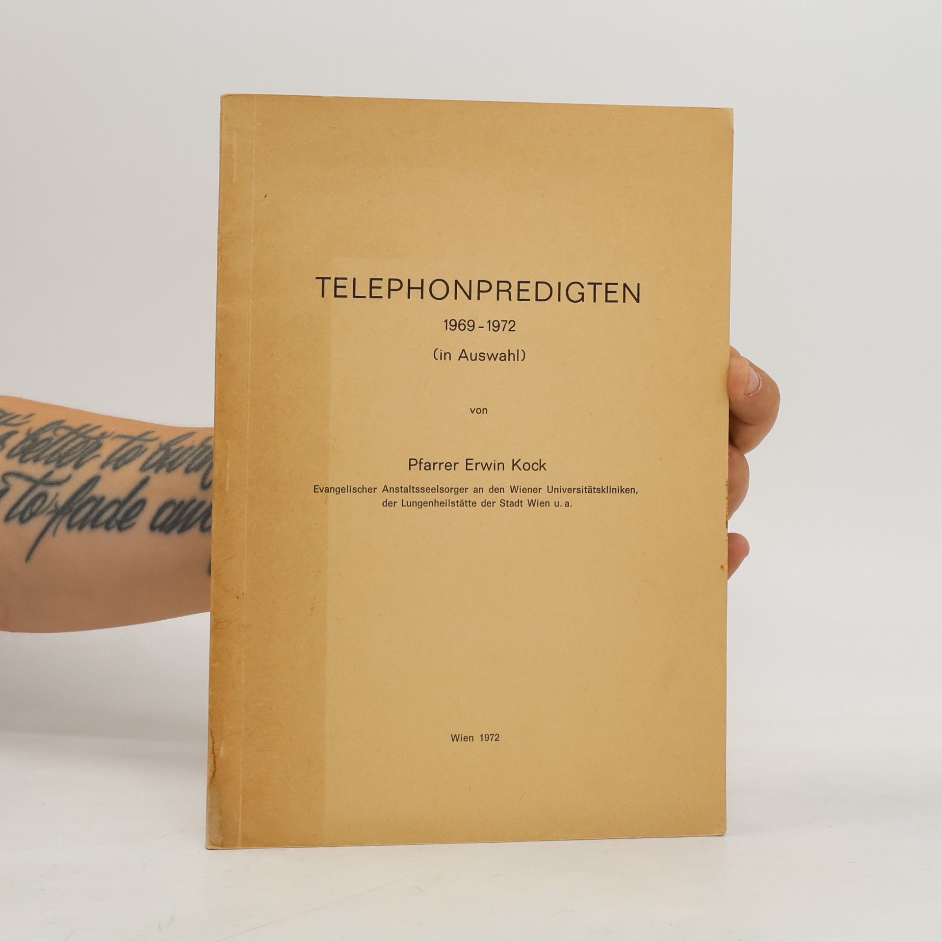 Pfarrer Erwin Kock Telephonpredigten