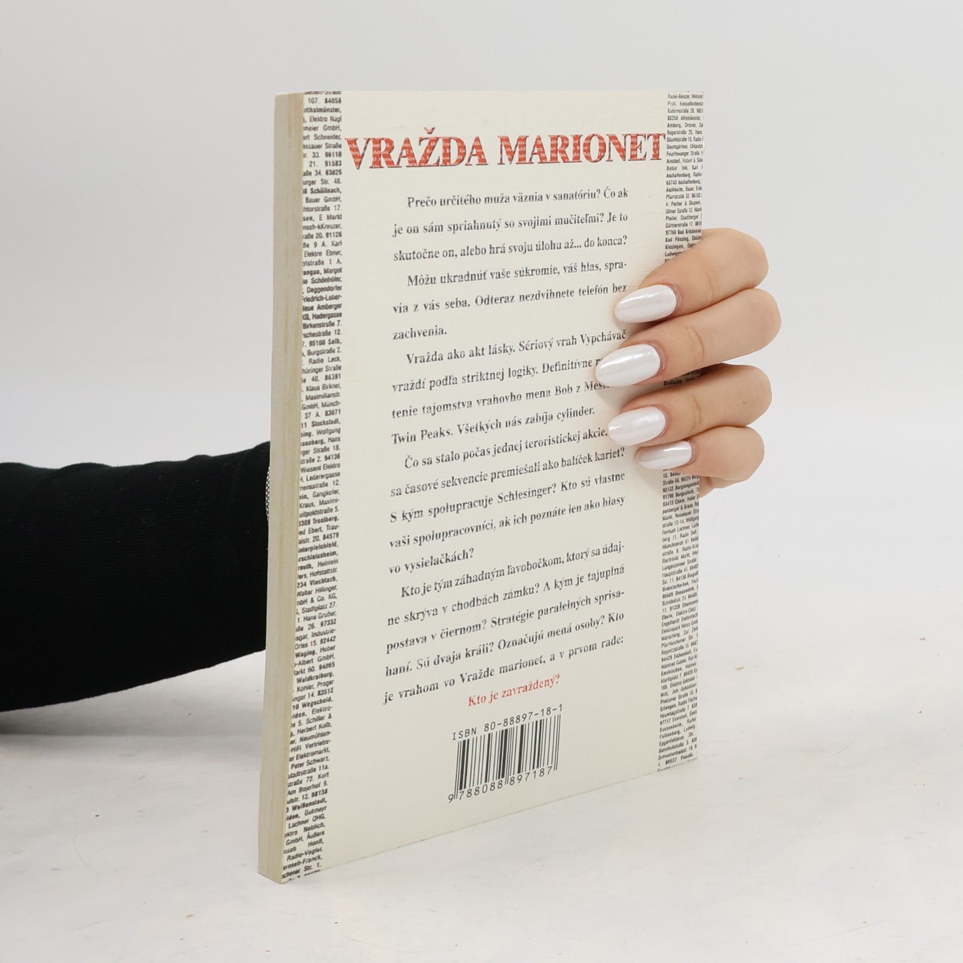 Tomáš Horváth Vražda marionet