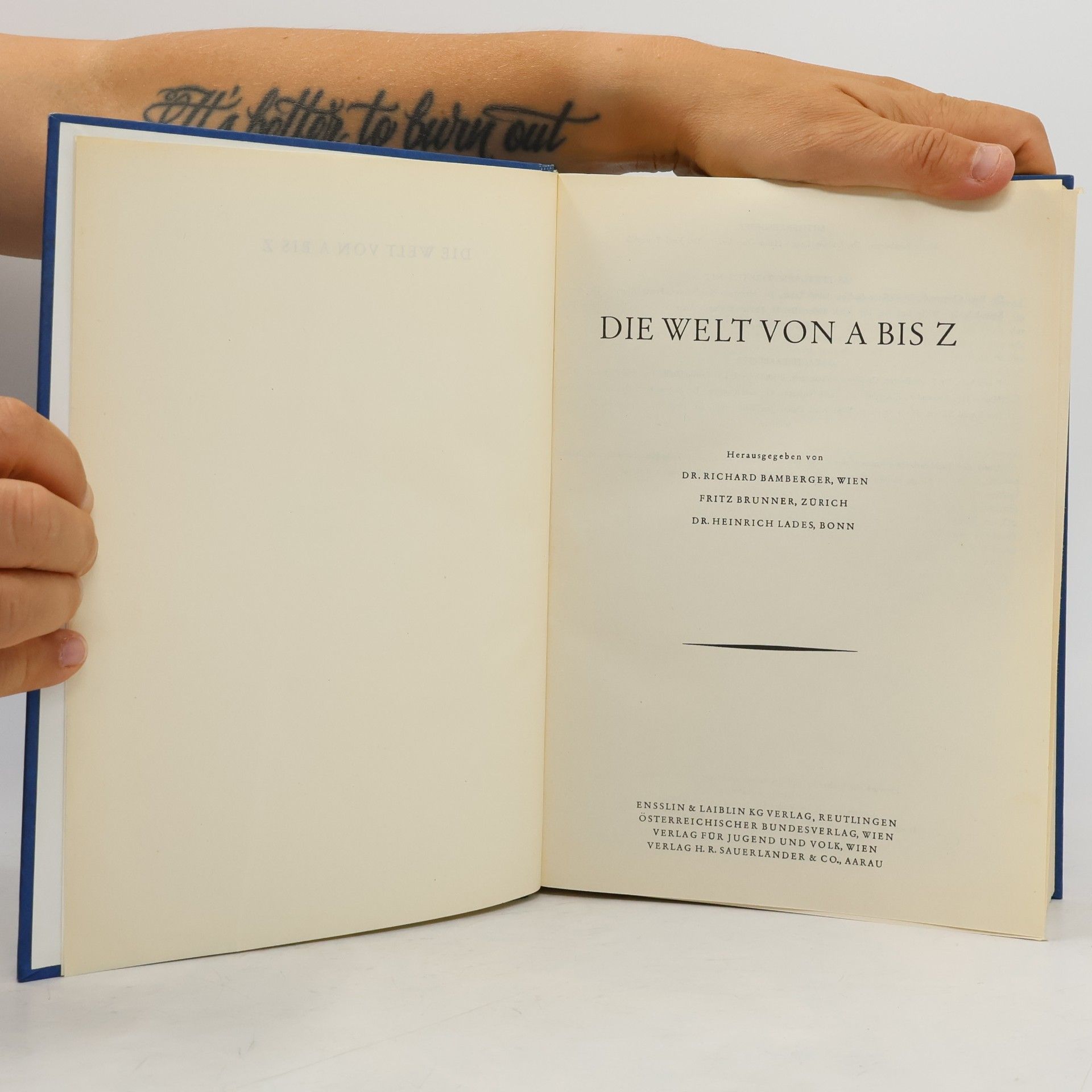 Richard Bamberger Die Welt von A bis Z