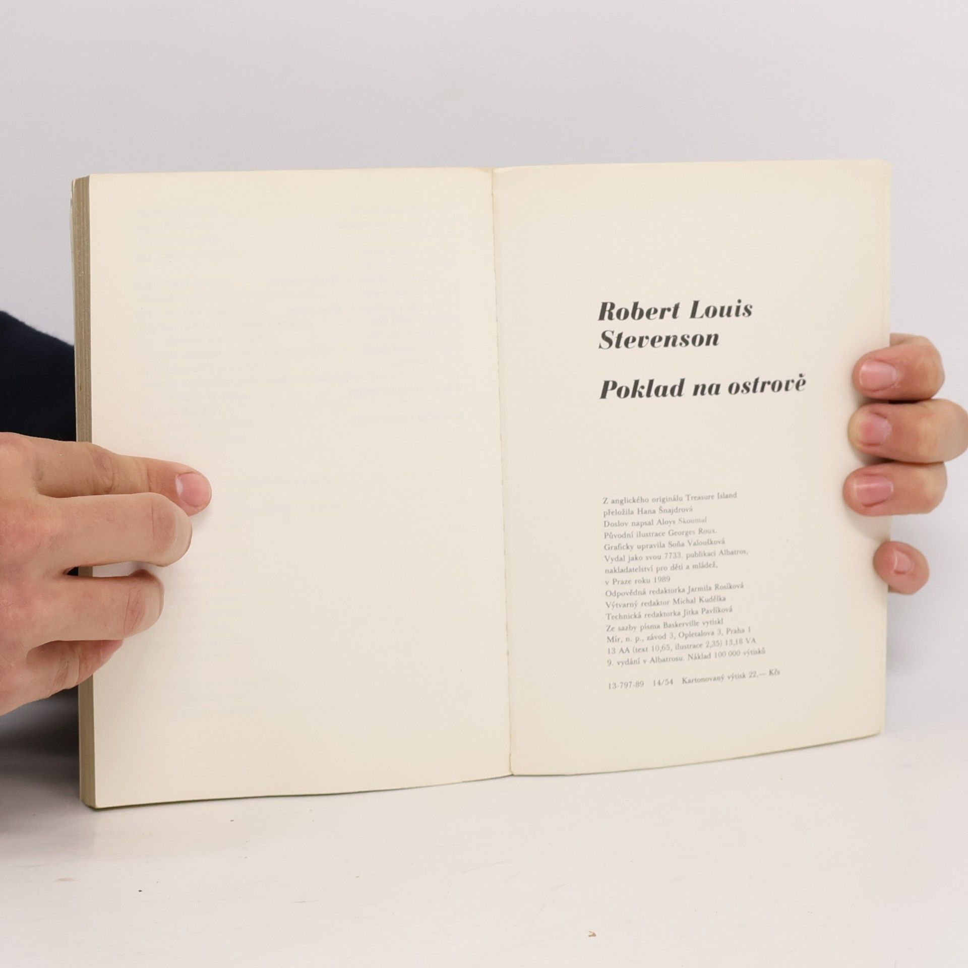 Robert Louis Stevenson Poklad na ostrově