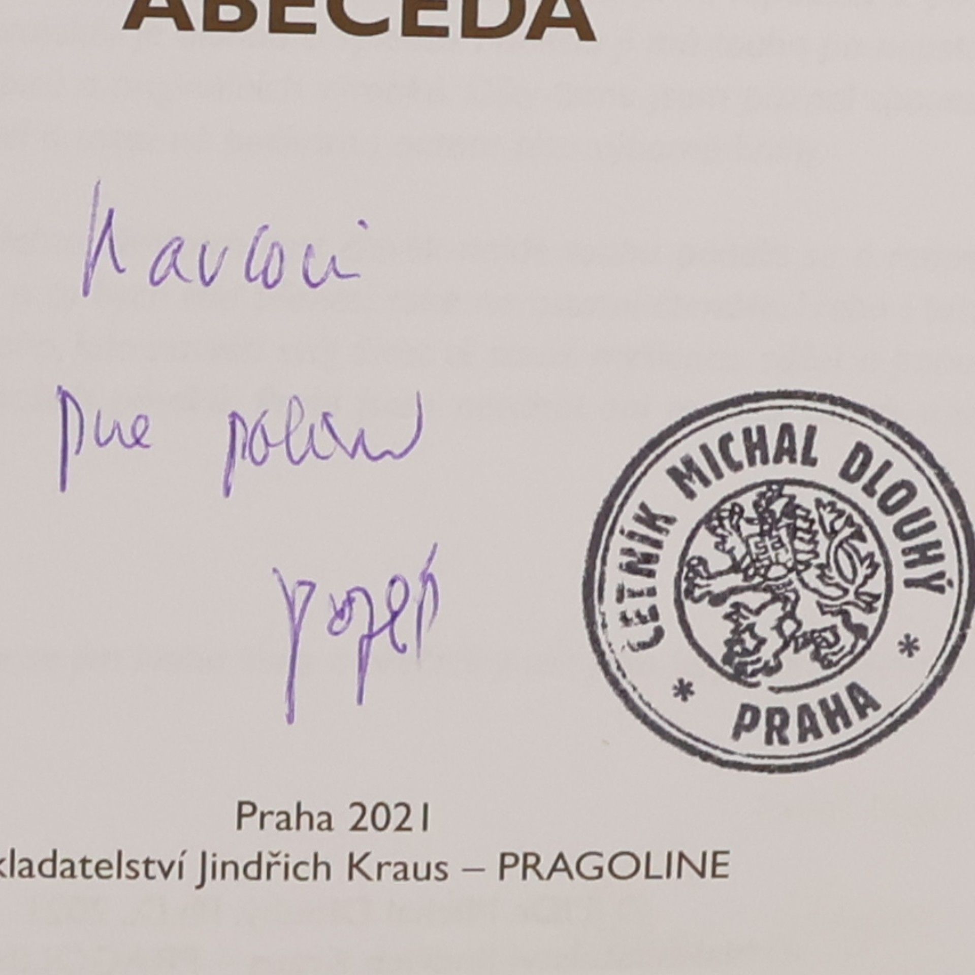 Michal Dlouhý Četnická abeceda