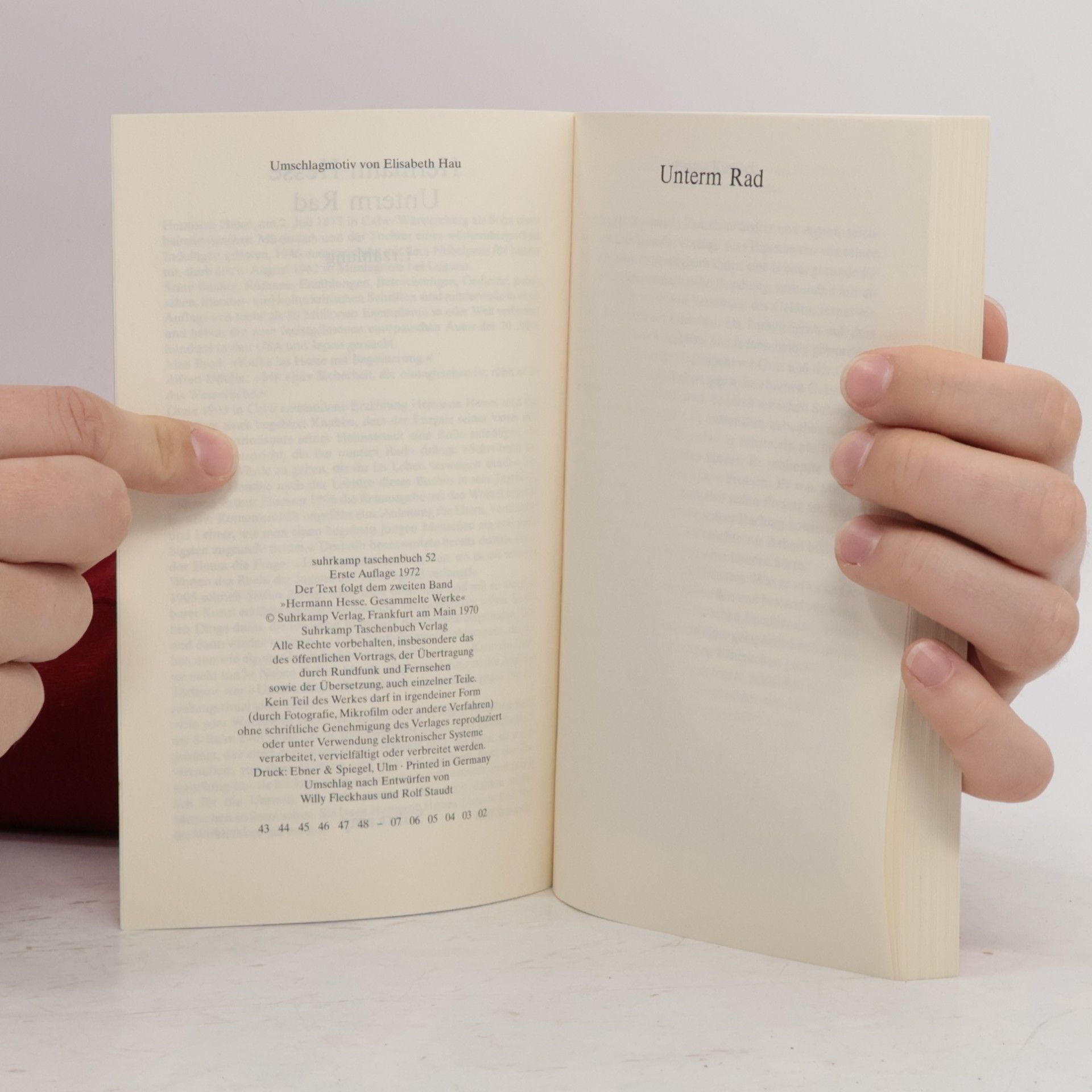 Hermann Hesse Unterm Rad