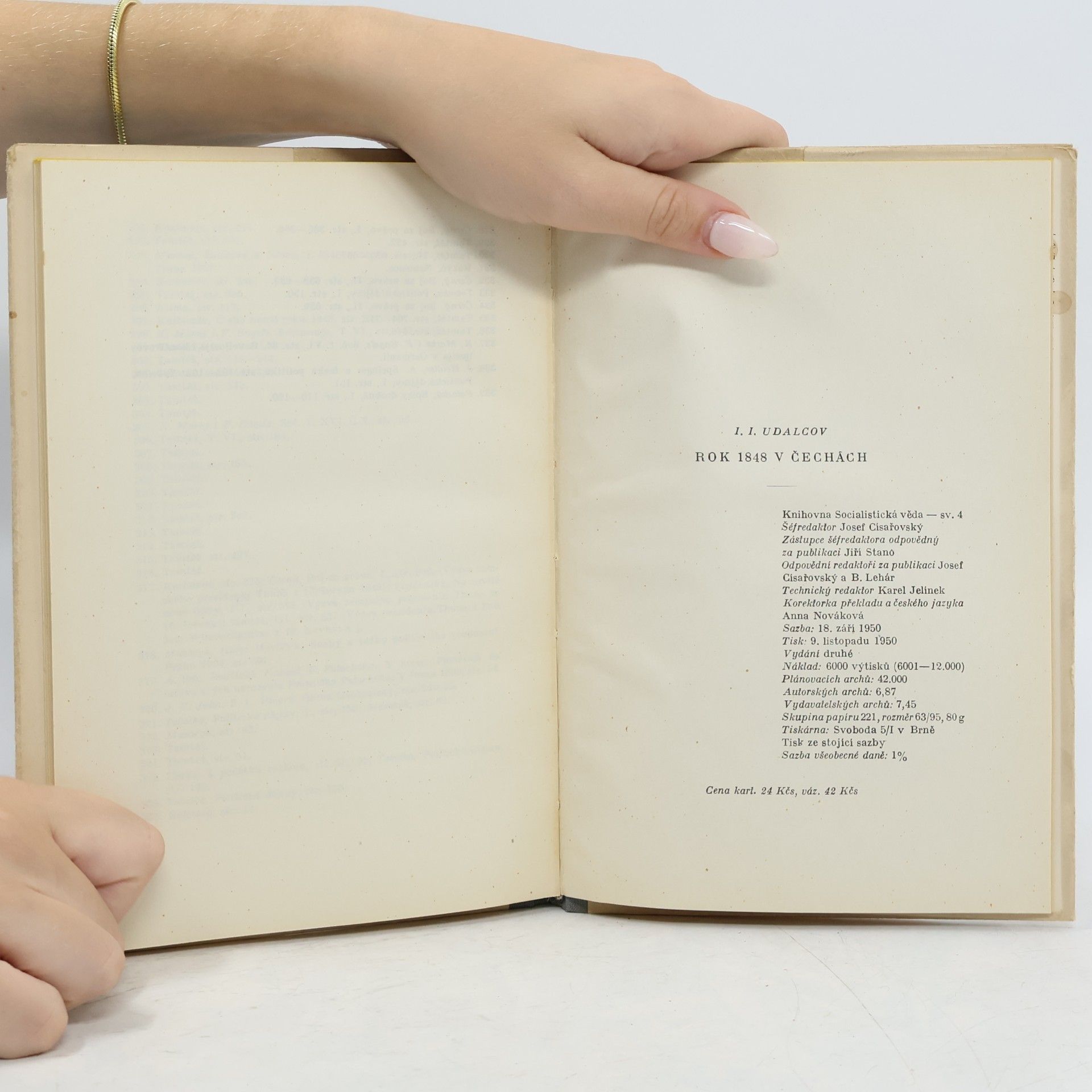 Autores varios Rok 1848 v Čechách