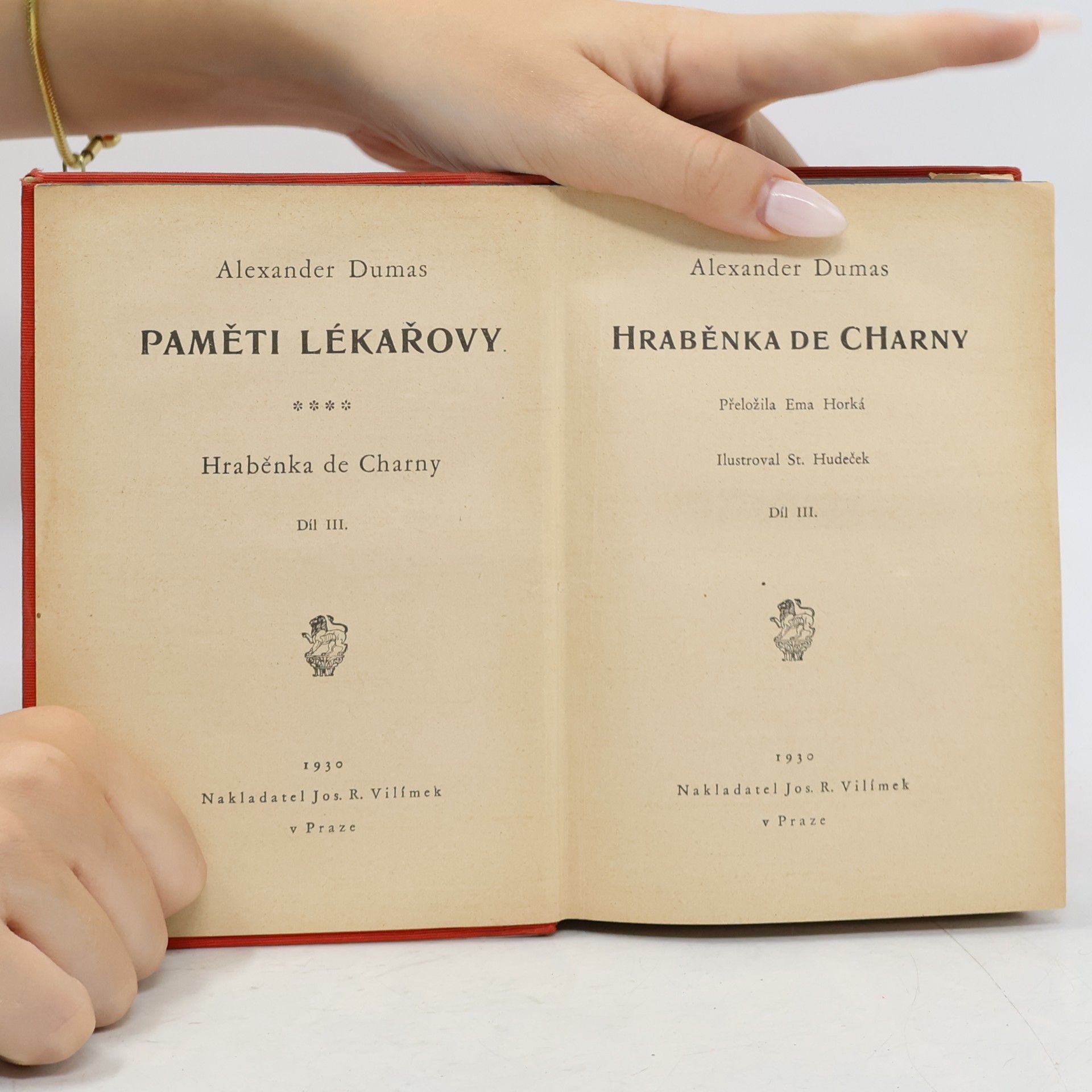 Alexandre Dumas Paměti lékařovy XIII. Hraběnka de Charny III.