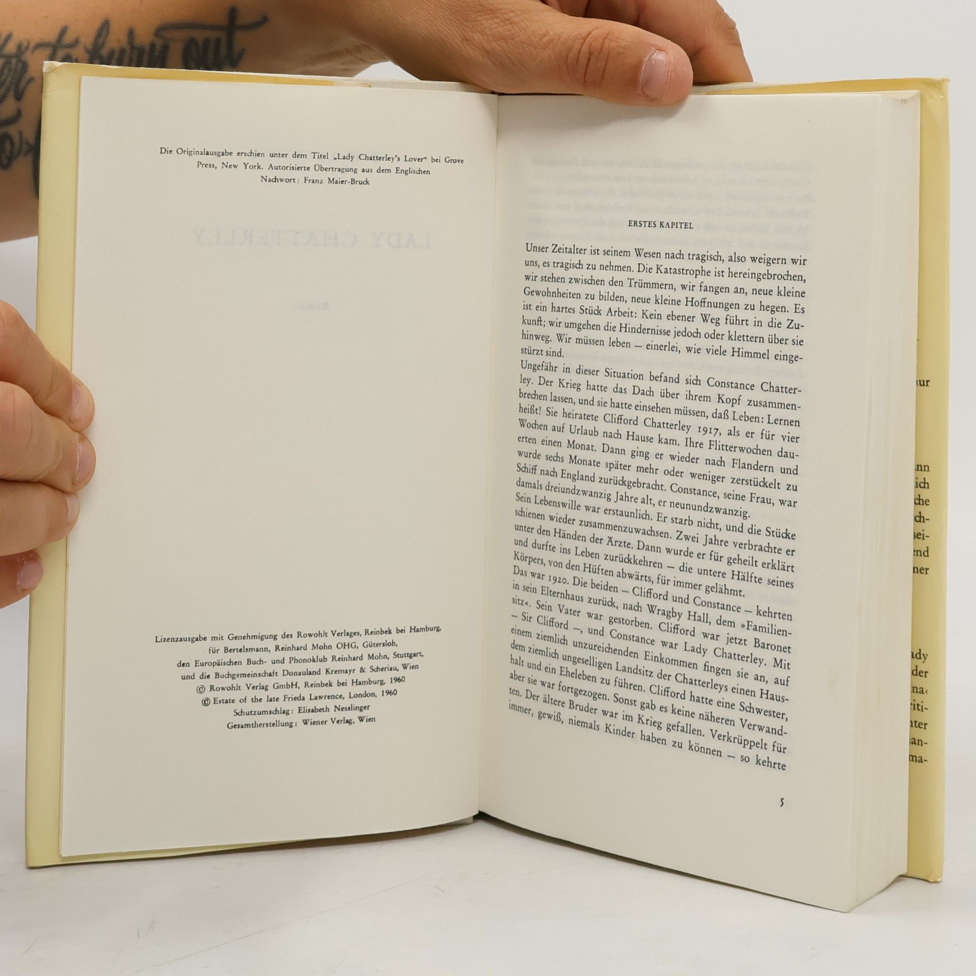 David Herbert Lawrence Lady Chatterley