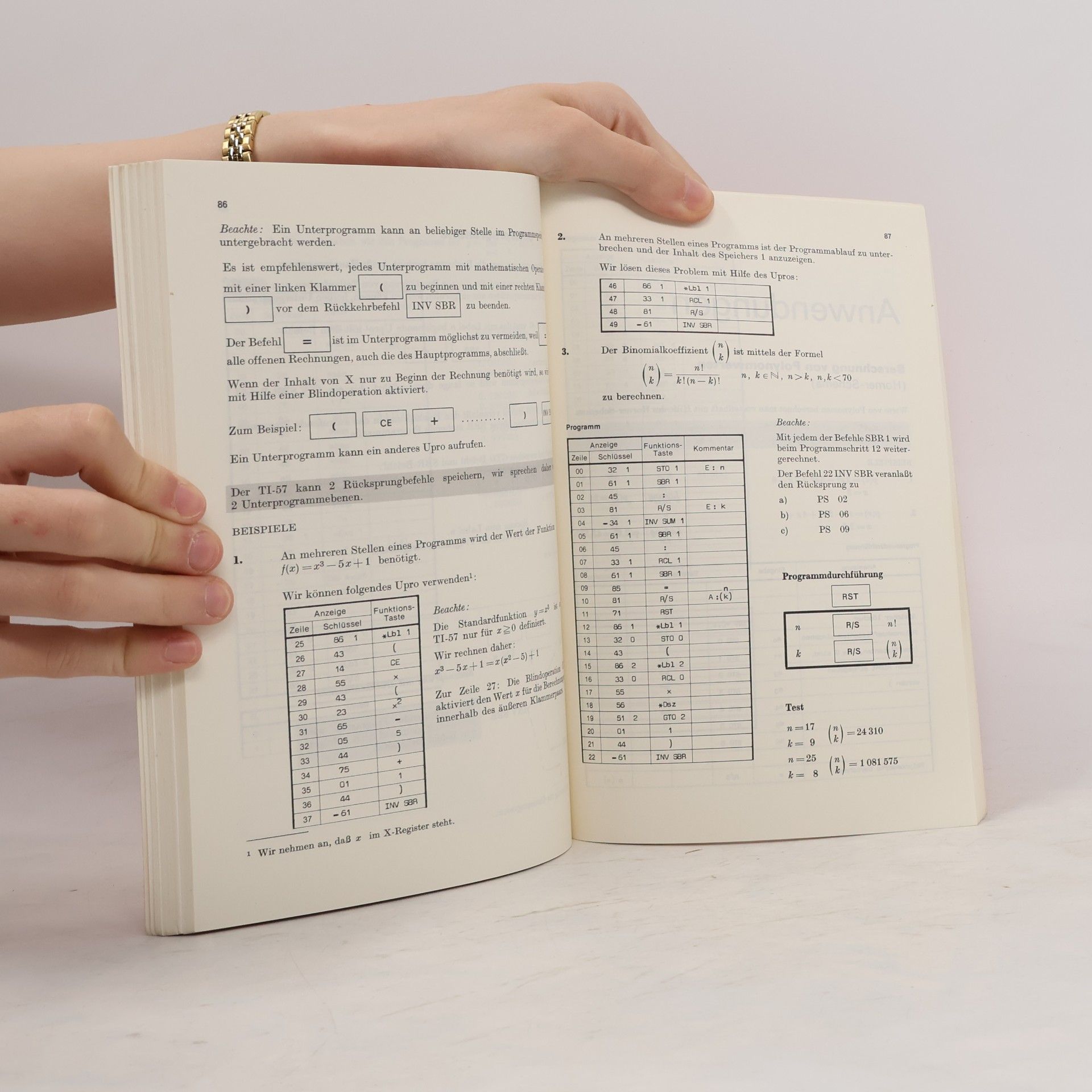 Julius Schärf Programmieren mit dem Taschenrechner TI-57