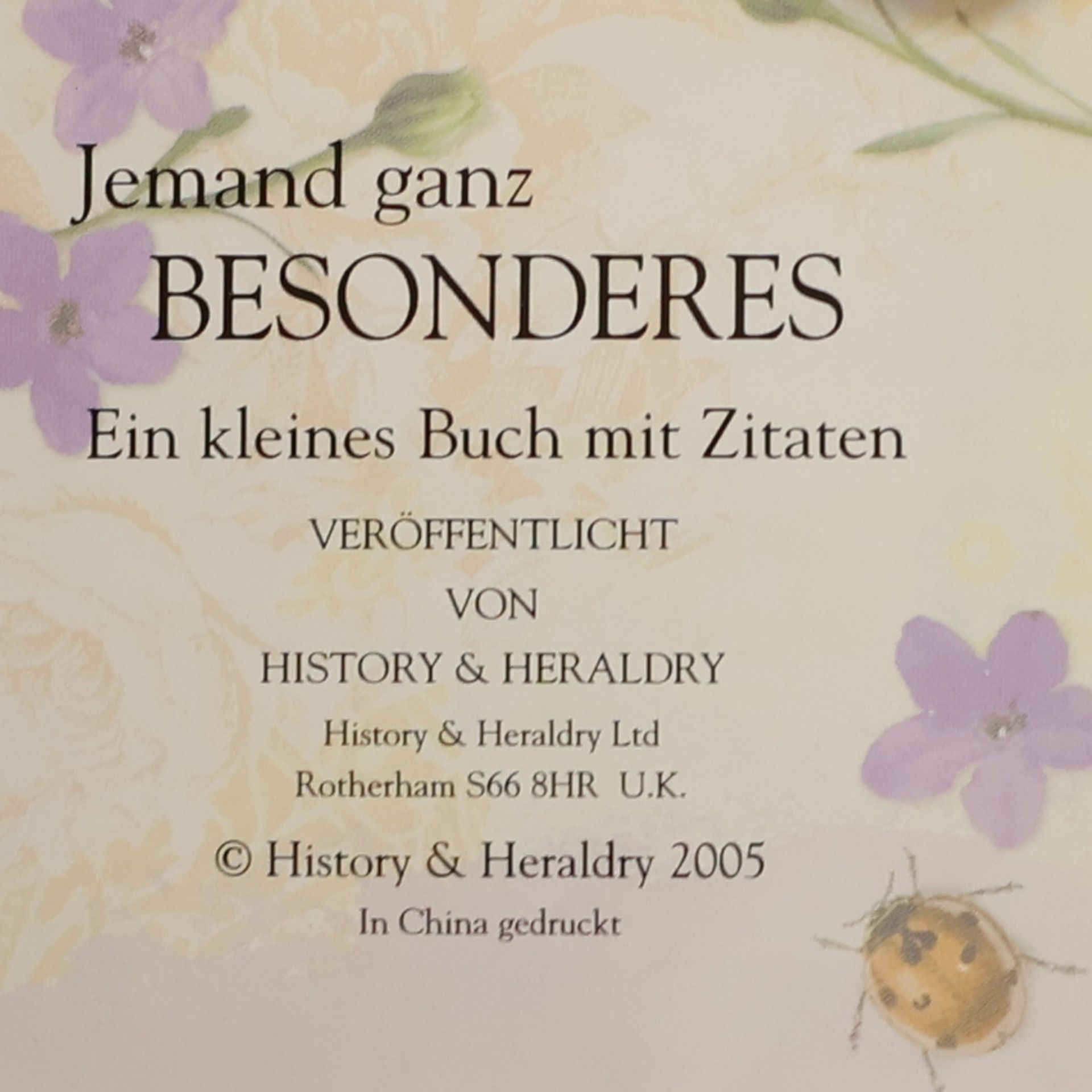 Collectif d'auteurs Jemand ganz Besonderes