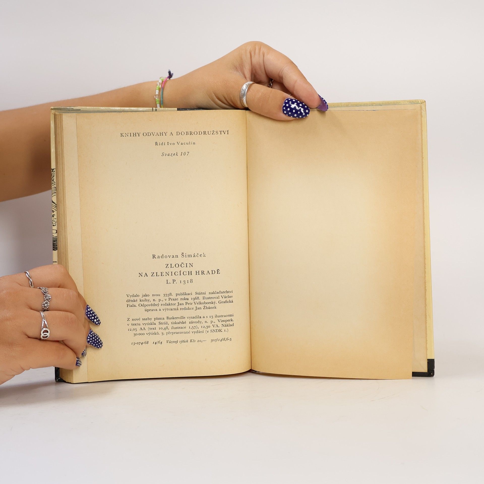 Radovan Šimáček Zločin na Zlenicích hradě L. P. 1318