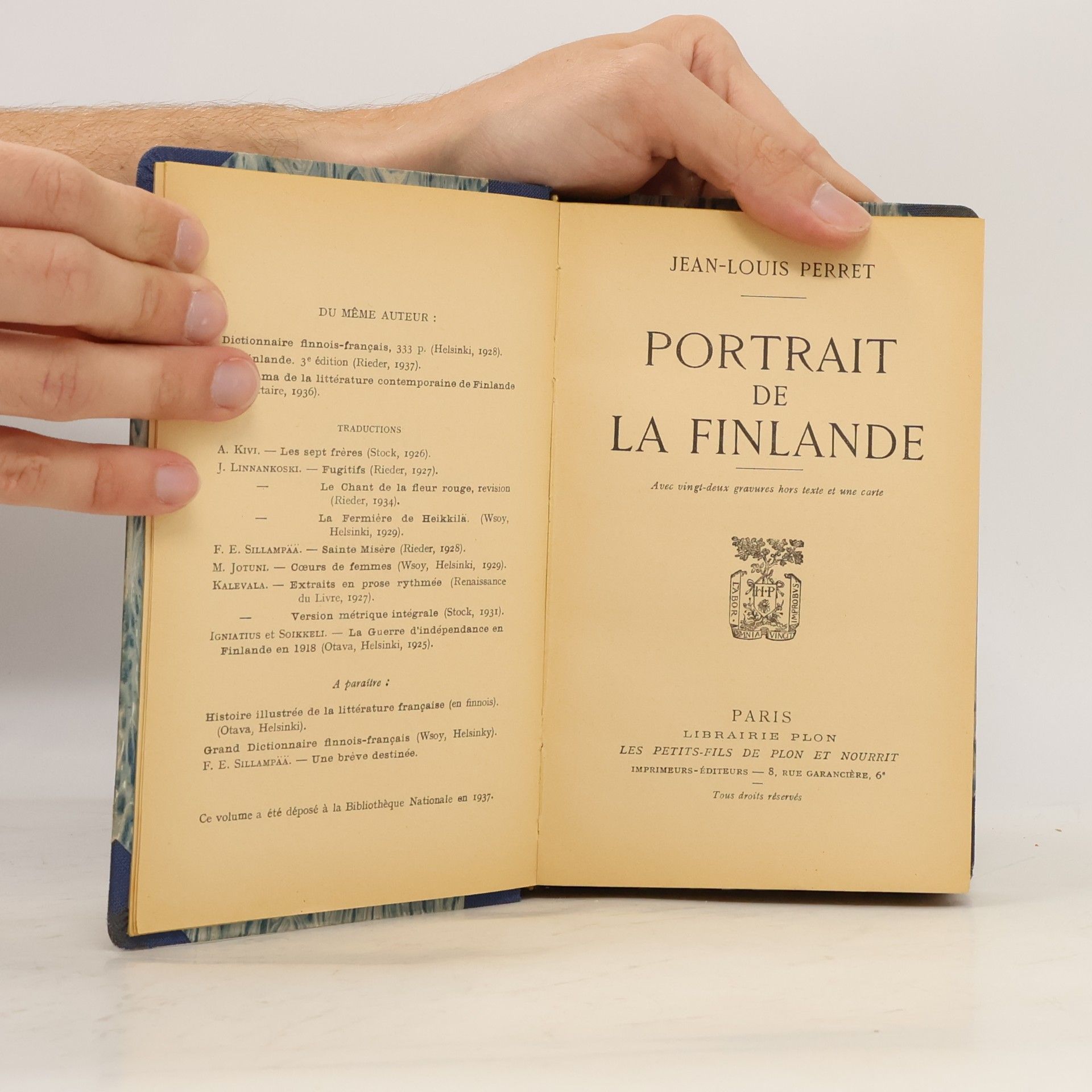 Jean-Louis Perret Portrait de la Finlande