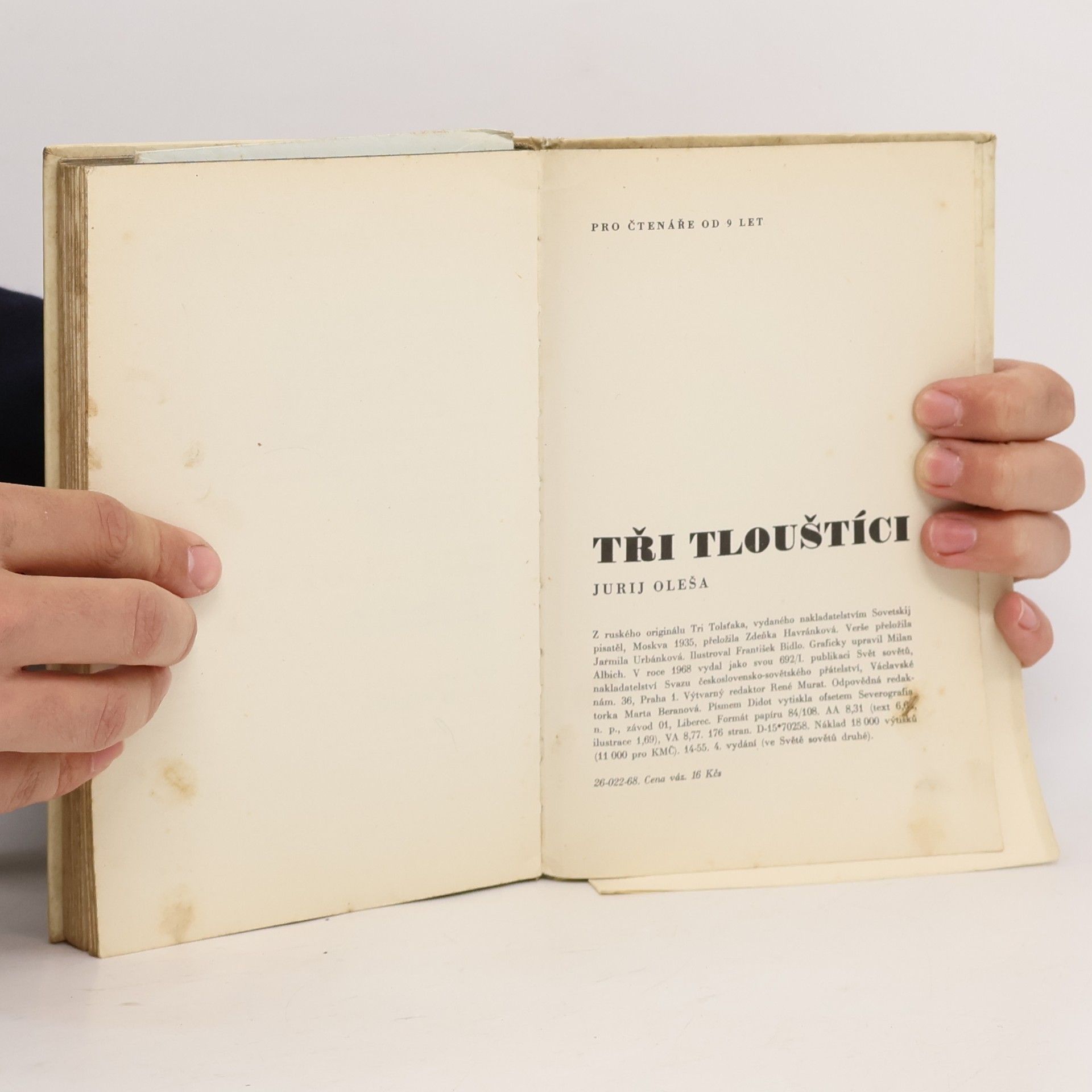 Jurij Karlovič Oleša Tři tlouštíci