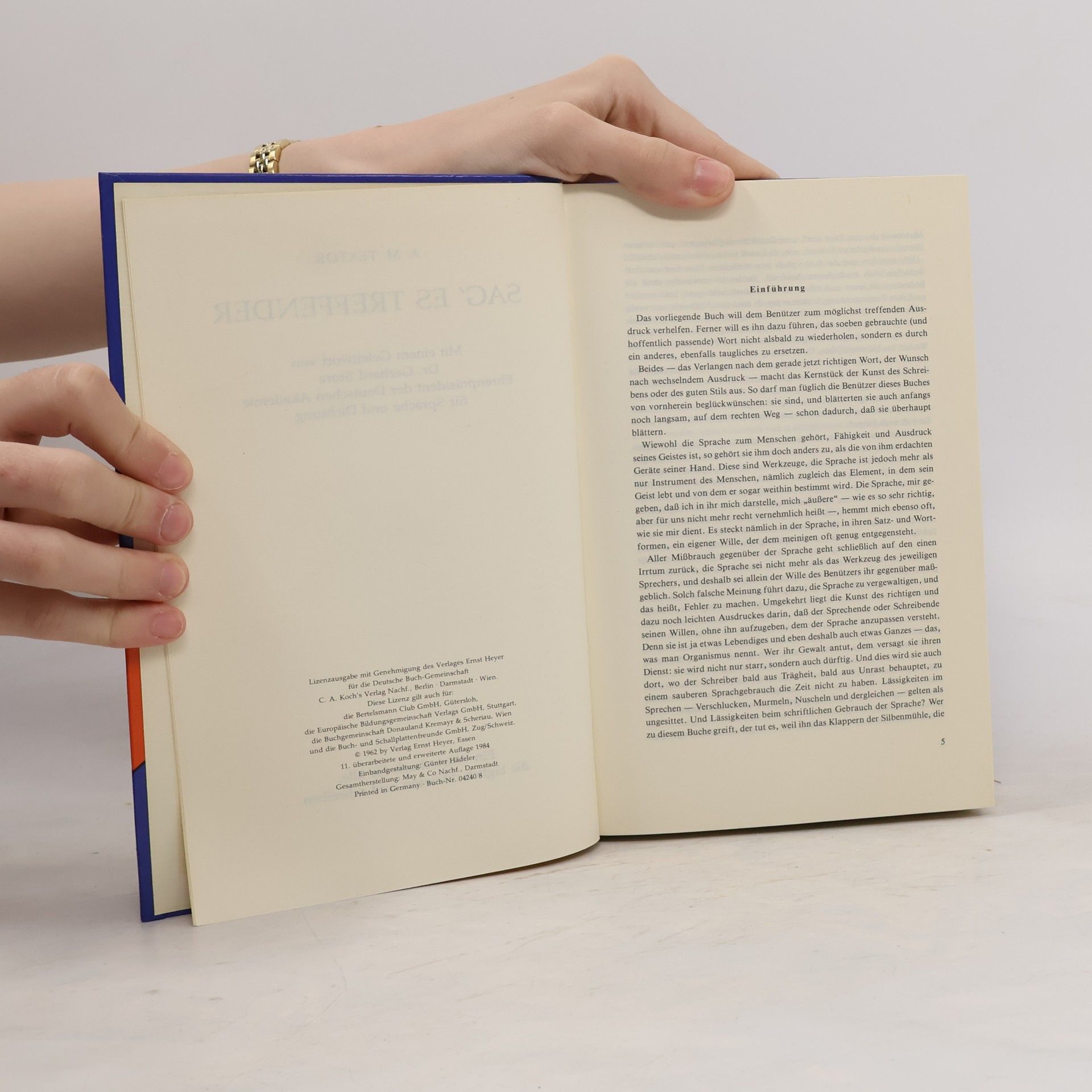 A. M. Textor Sag es treffender