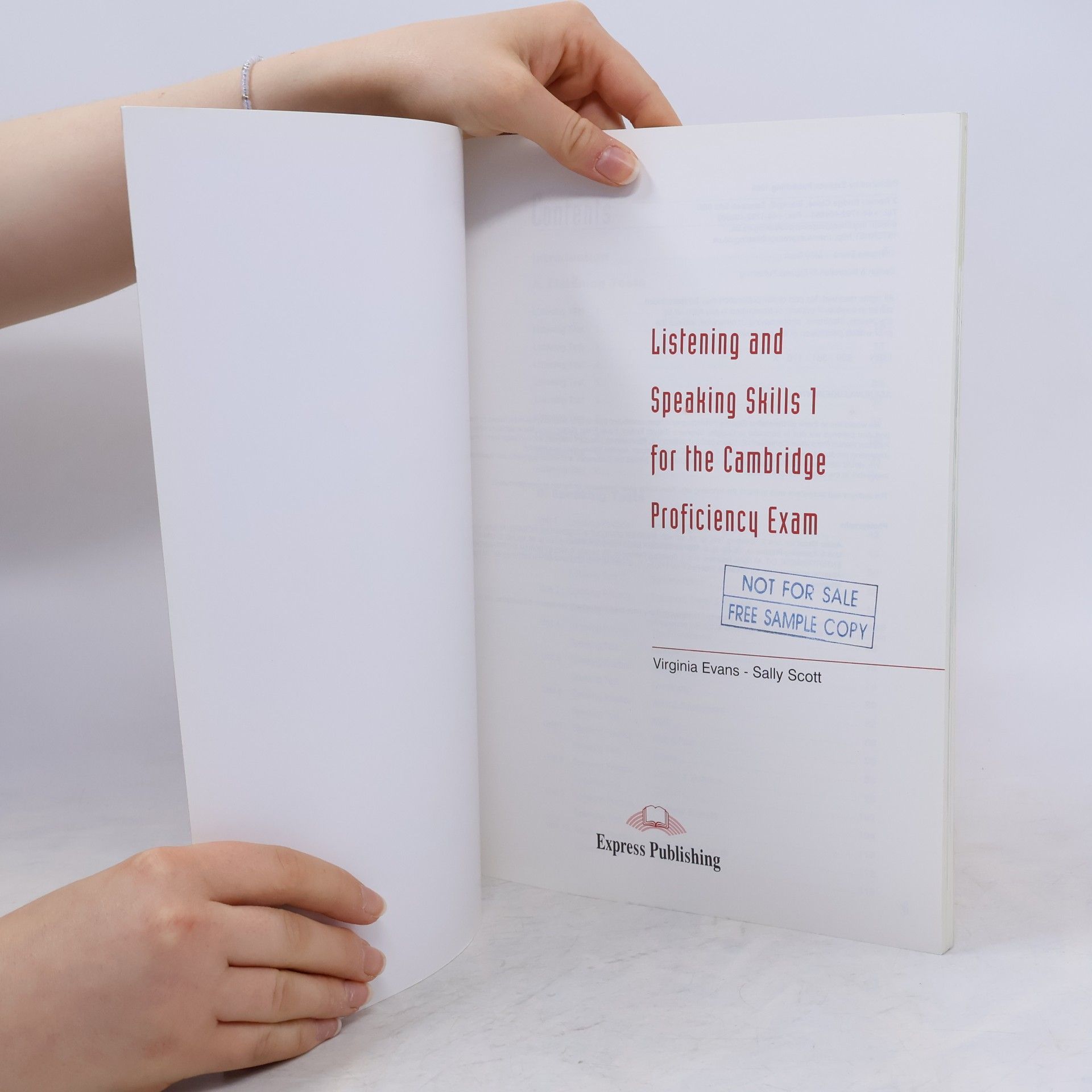 Virginia Evans Listening and Speaking Skills 1 for the Cambridge Proficiency Exam - Student's Book