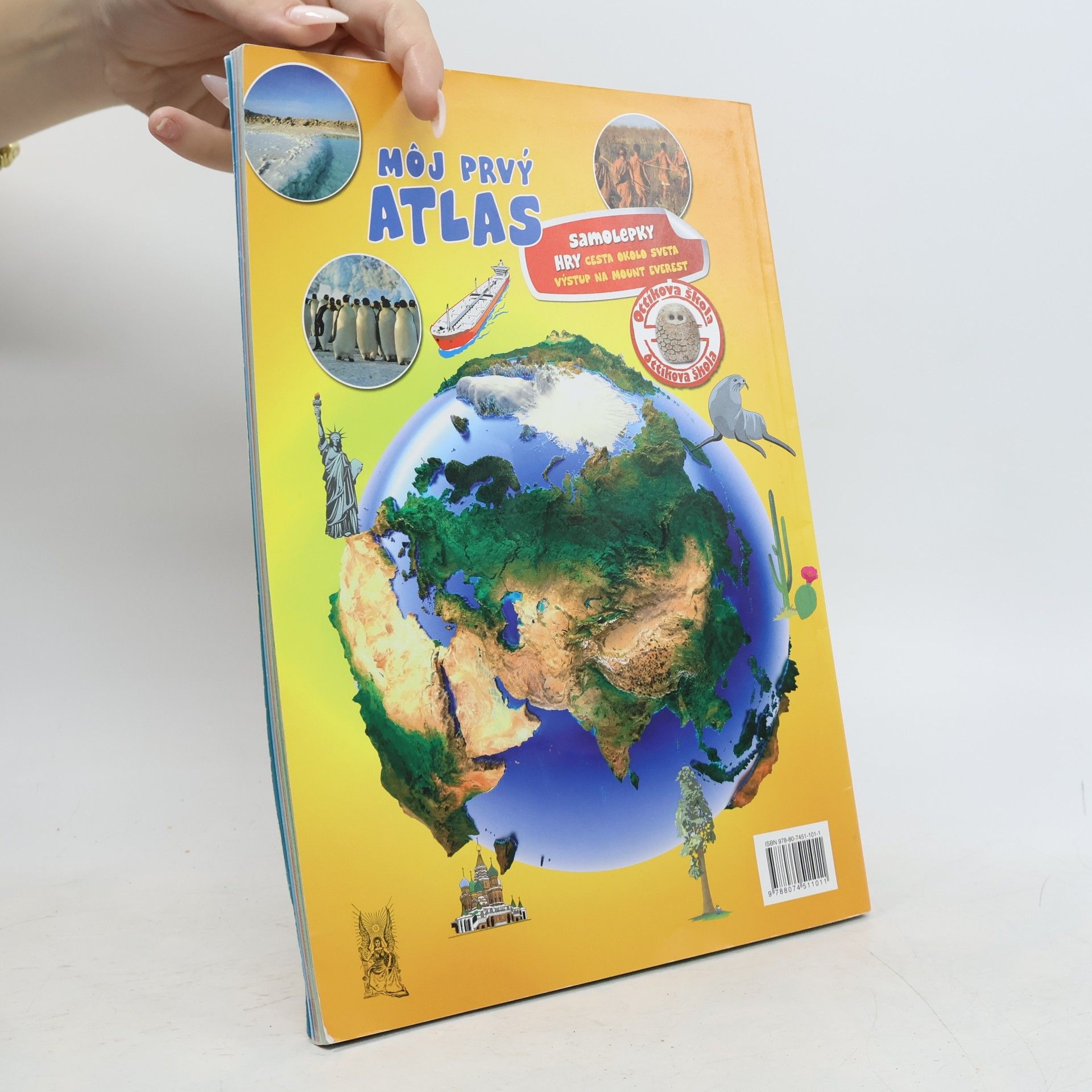 Jaroslav Synek Môj prvý atlas : samolepky, rozkladacie hry