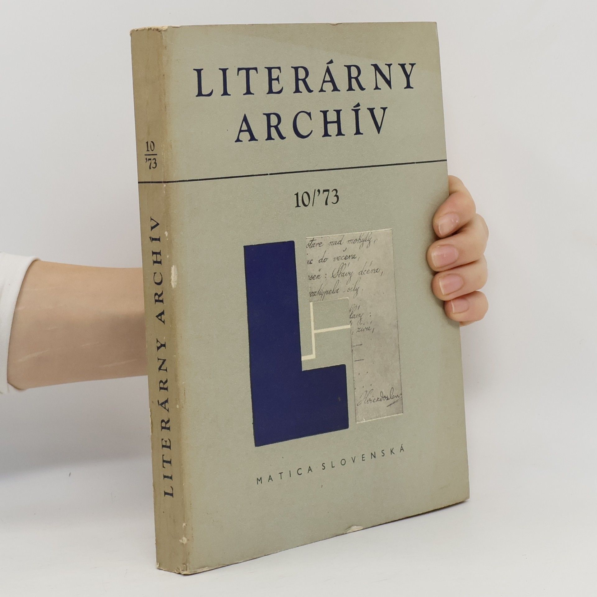 AA.VV. Literárny archiv 10/1973