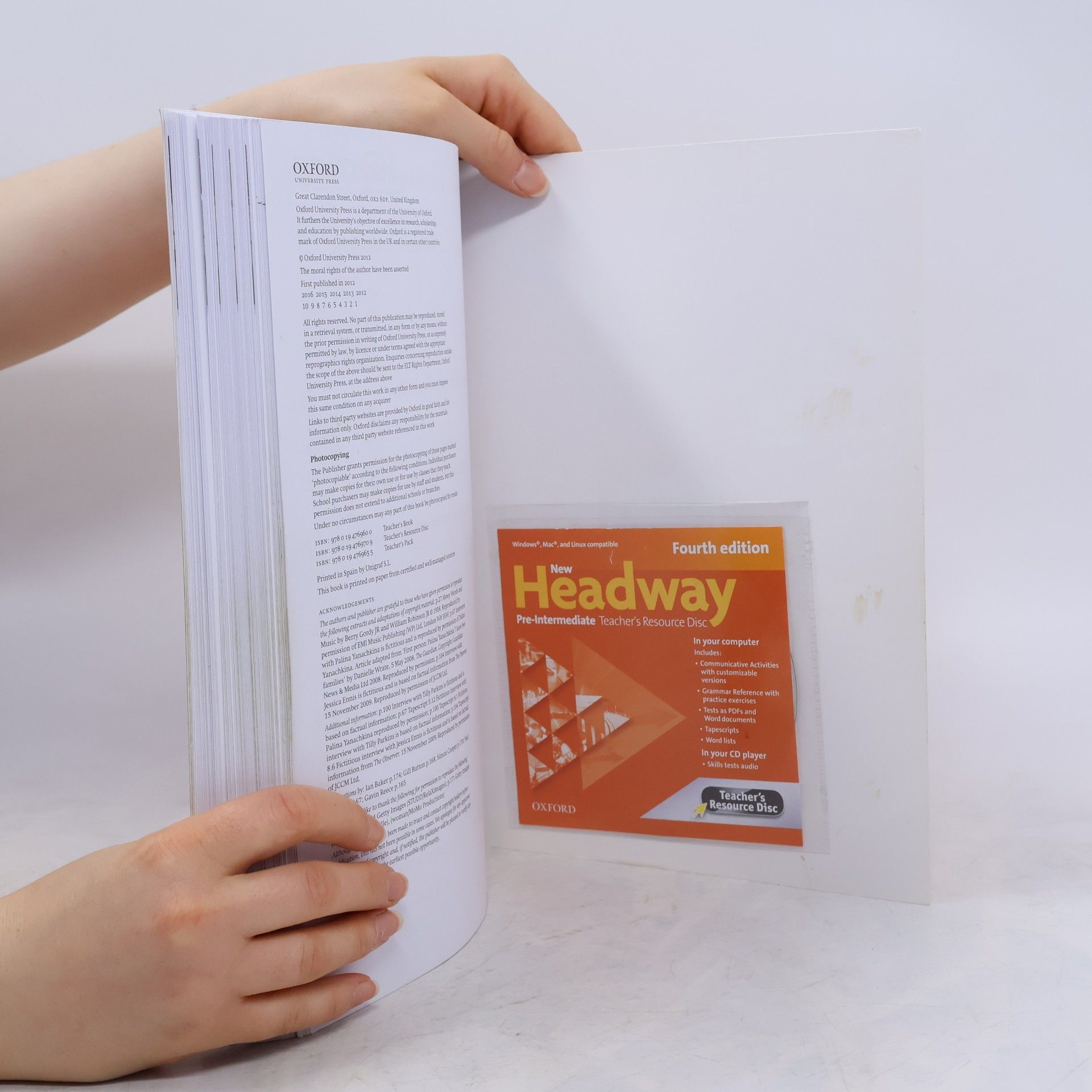 John Soars New Headway Pre-intermediate. Teacher's book