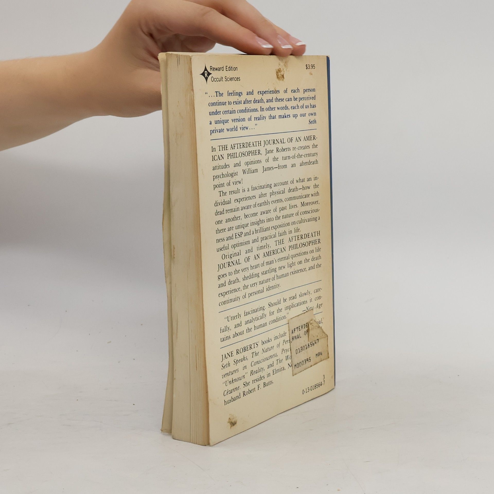Jane Roberts Wood Afterdeath Journal of an American Philosopher