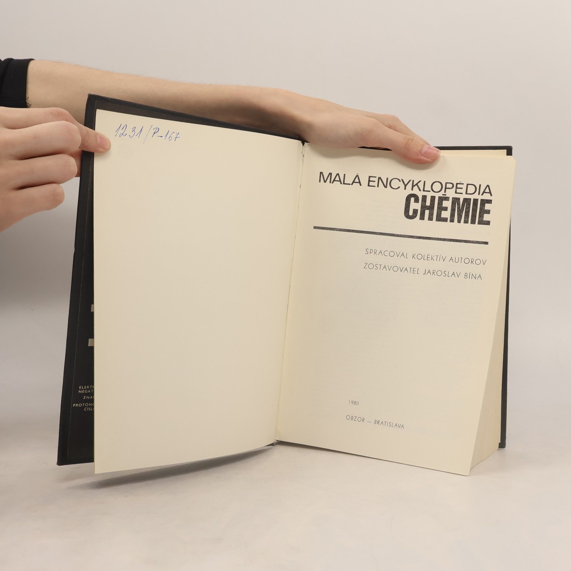 Jaroslav Bína Malá encyklopédia chémie