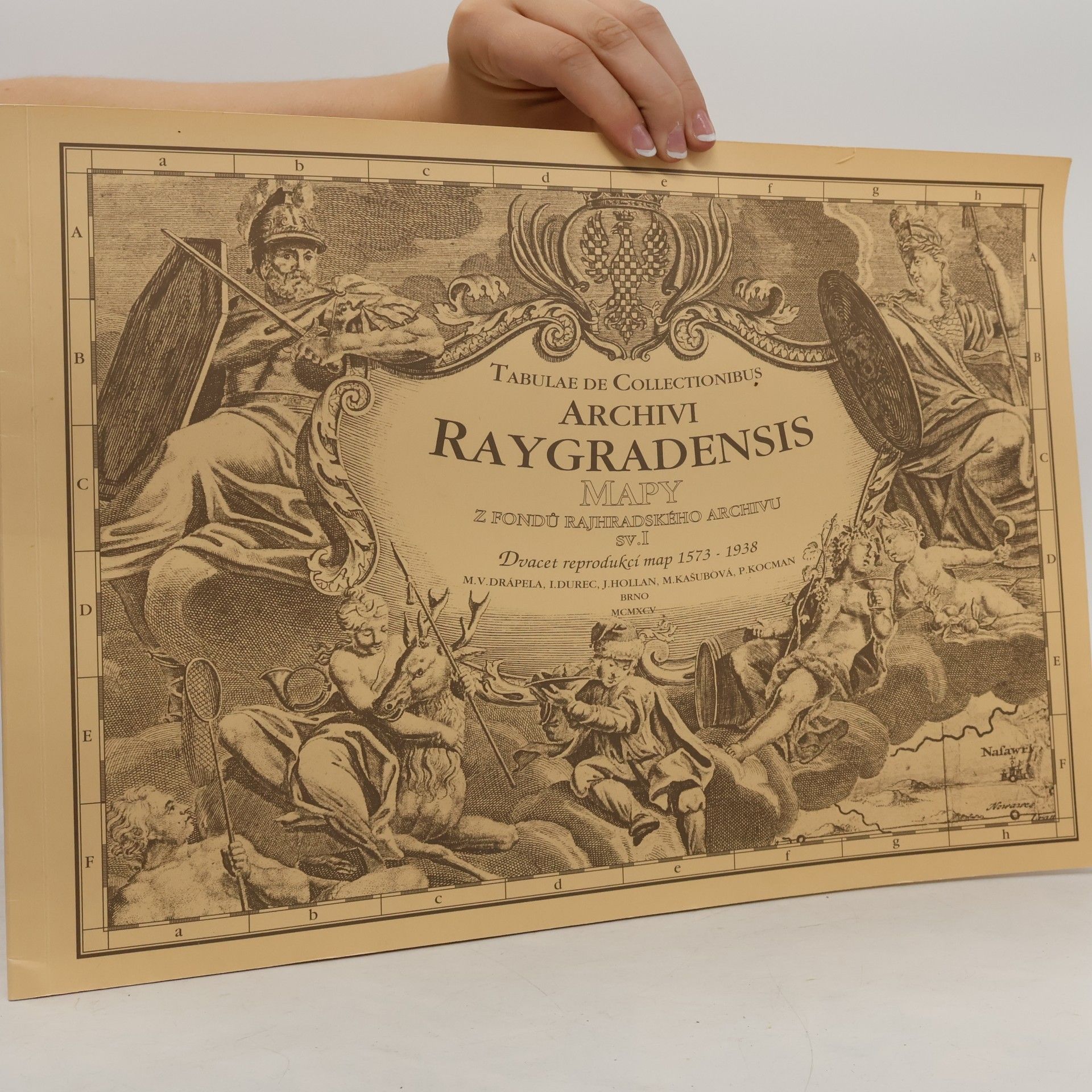 Milan Václav Drápela Tabulae de Collectionibus Archivi Raygradensis/Mapy z fondů rajhradského archivu