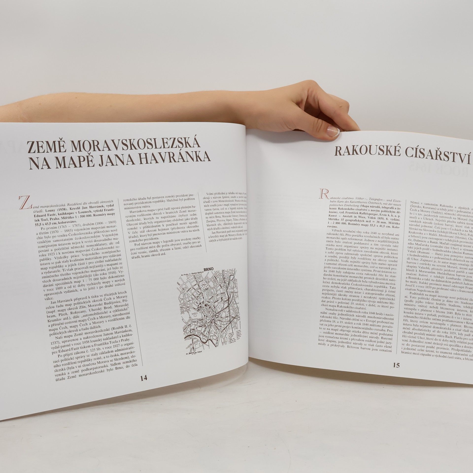 Milan Václav Drápela Tabulae de Collectionibus Archivi Raygradensis/Mapy z fondů rajhradského archivu