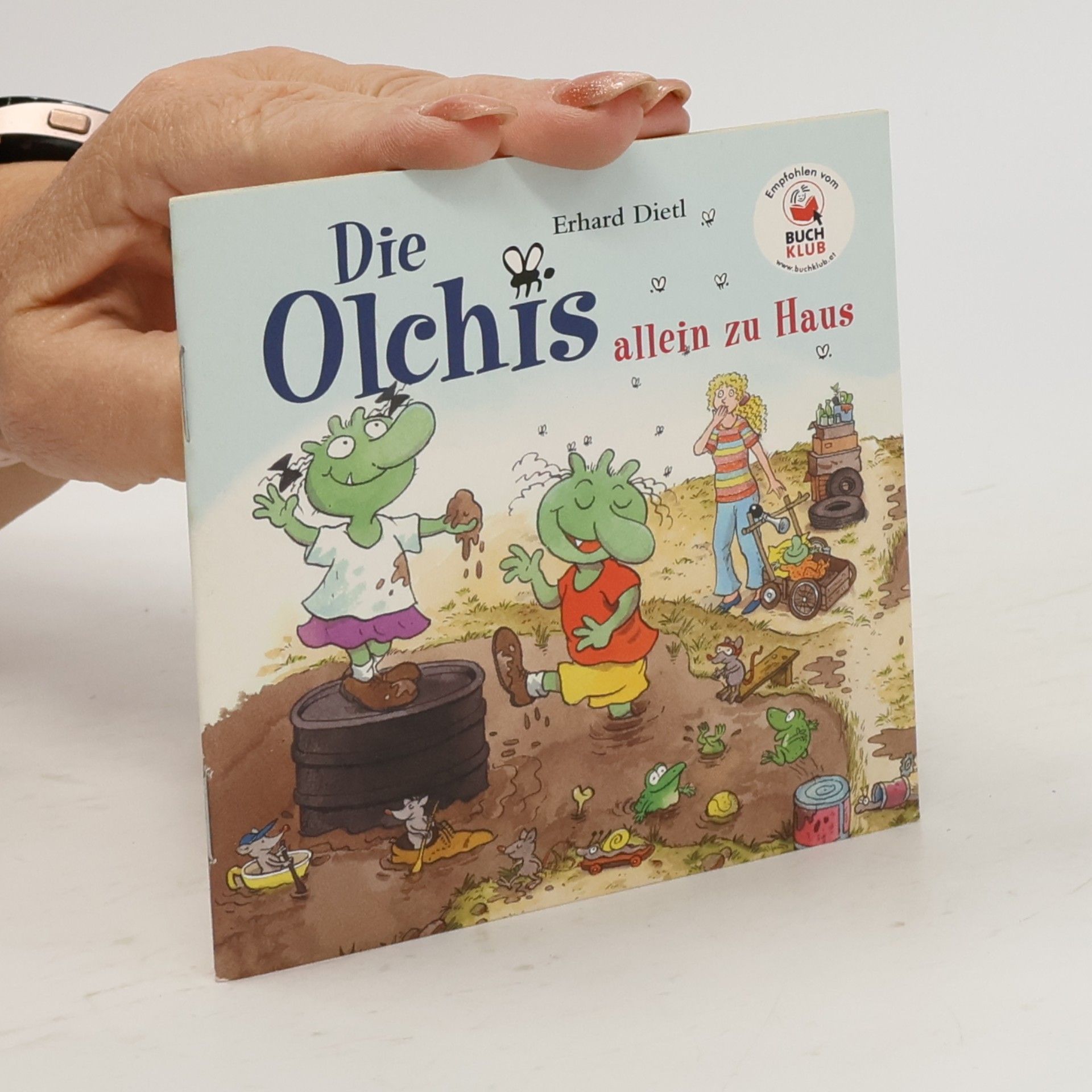 Erhard D Die Olchis allein zu Haus