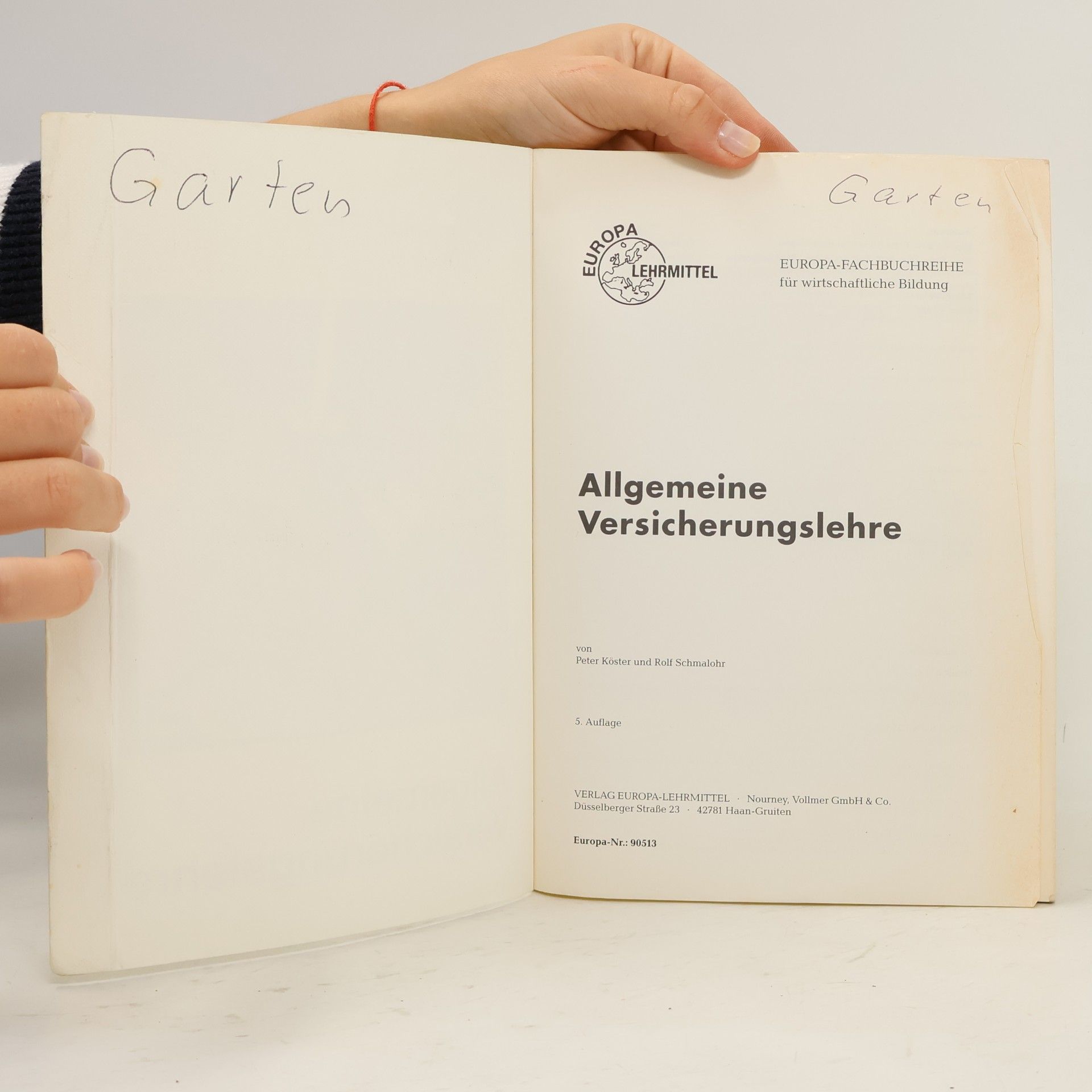 Allgemeine Versicherungslehre