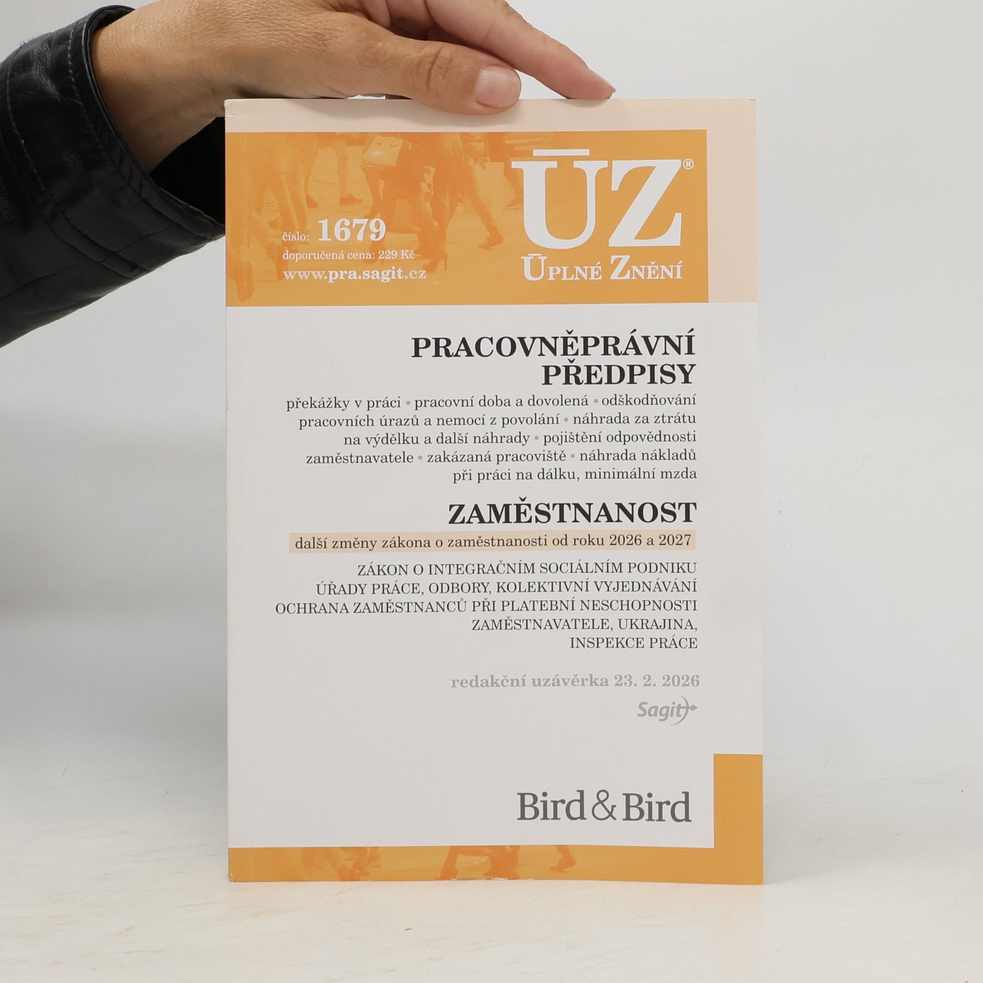 Kolektív autorov Pracovněprávní Předpisy, Zaměstnanost 1679