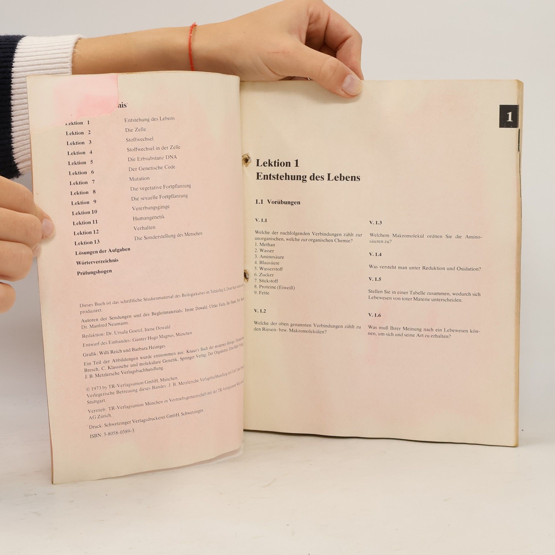 Irene Dowald Biologie II