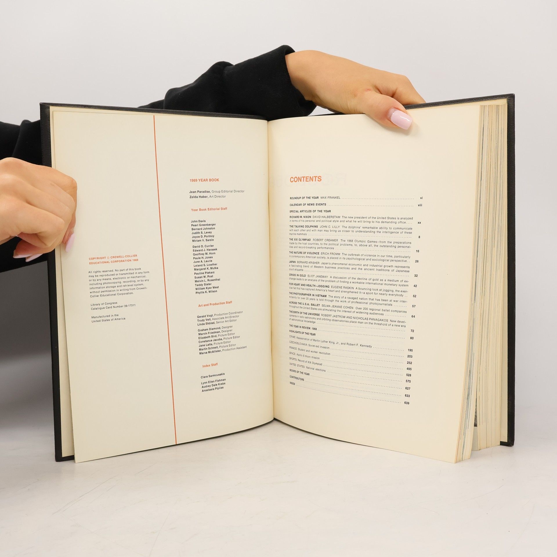 Collectif d'auteurs Collier's Year Book 1969