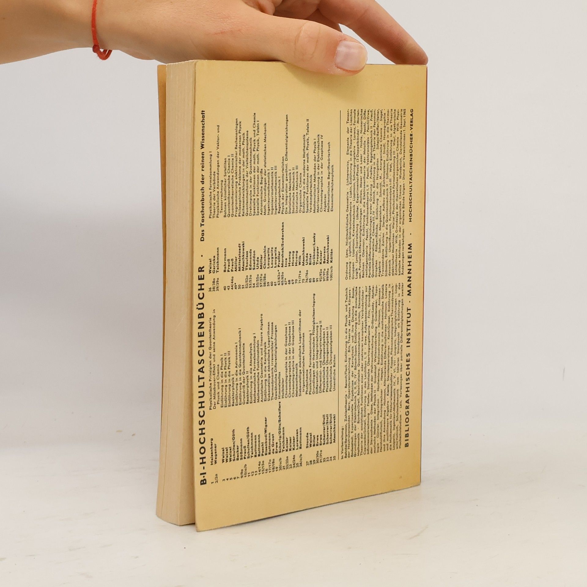 Herbert Meschkowski Mathematisches Begriffswörterbuch