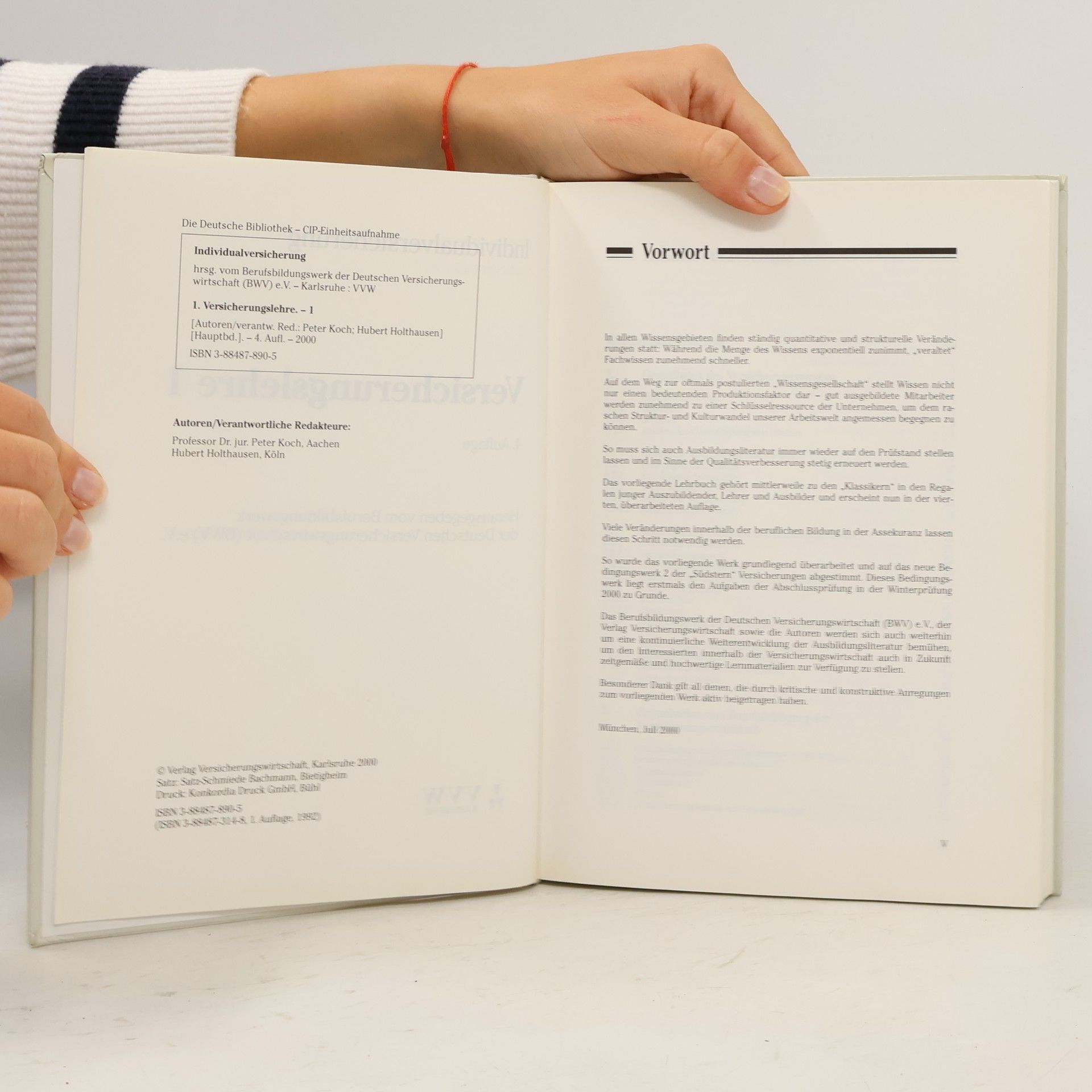 Versicherungslehre - 1: Individualversicherung - 4. Auflage