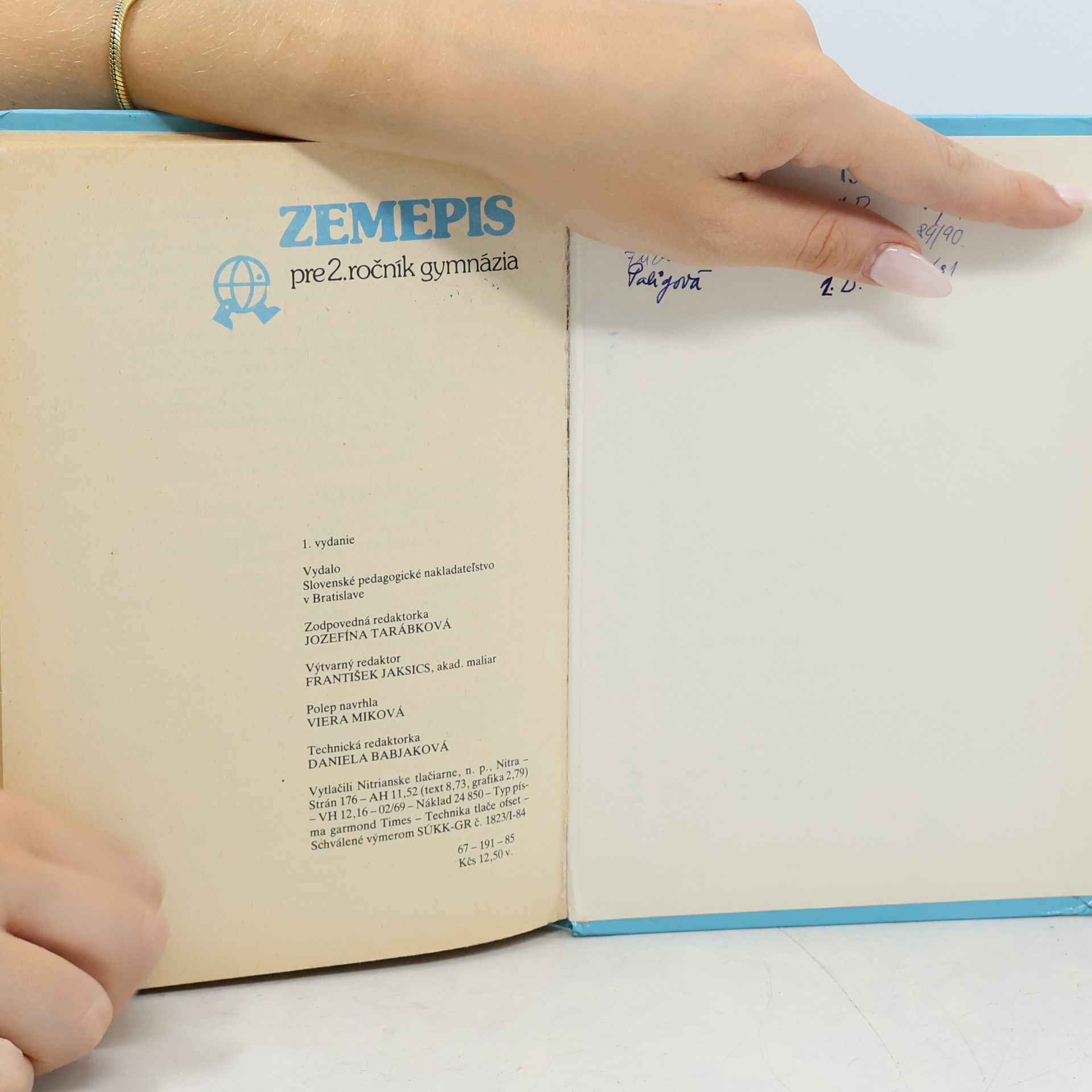Collectif d'auteurs Zeměpis pre 2. ročník gymnázia
