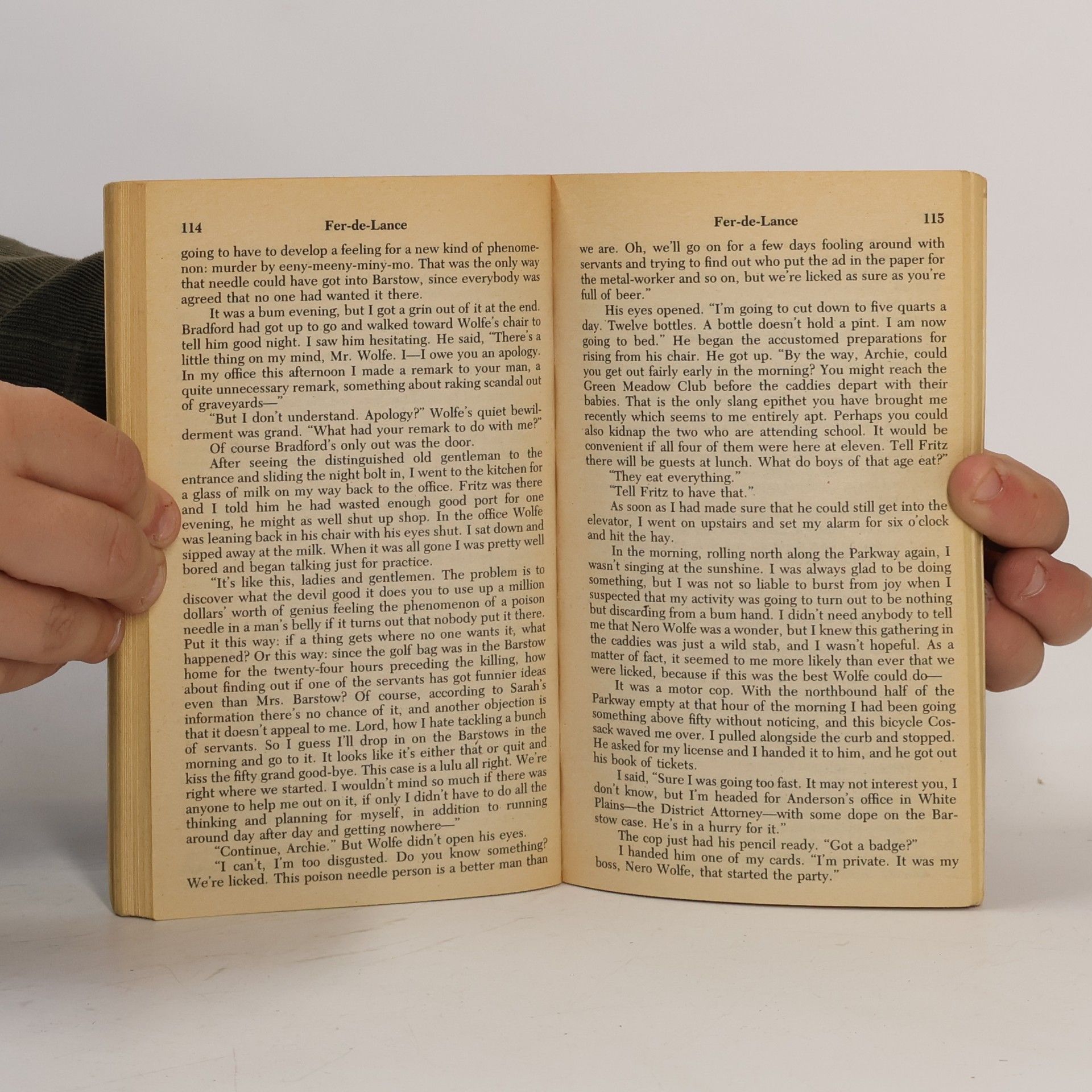 Rex Stout Nero Wolfe: Fer-de-Lance