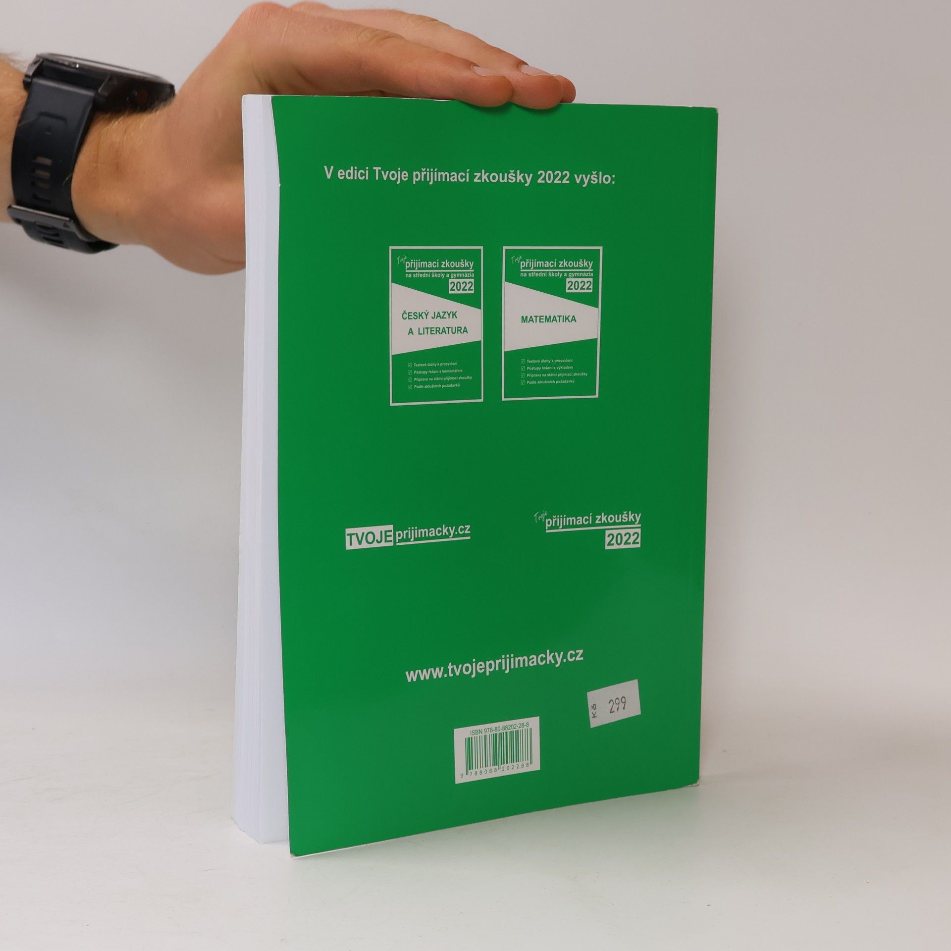 Various authors Tvoje přijímací zkoušky 2022 na střední školy a gymnázia: Matematika