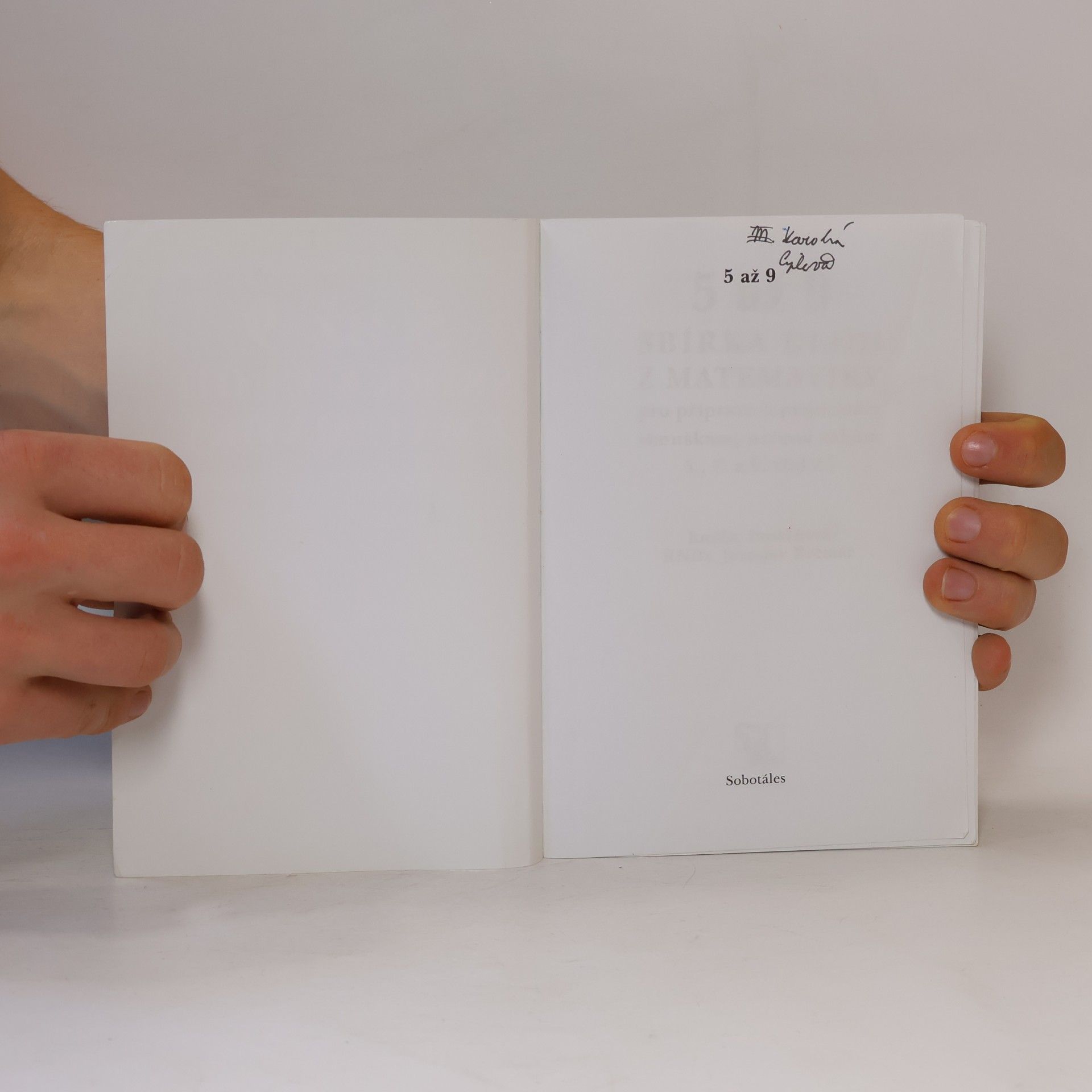 Jaroslav Krčmář 5 až 9 - Sbírka úloh z matematiky