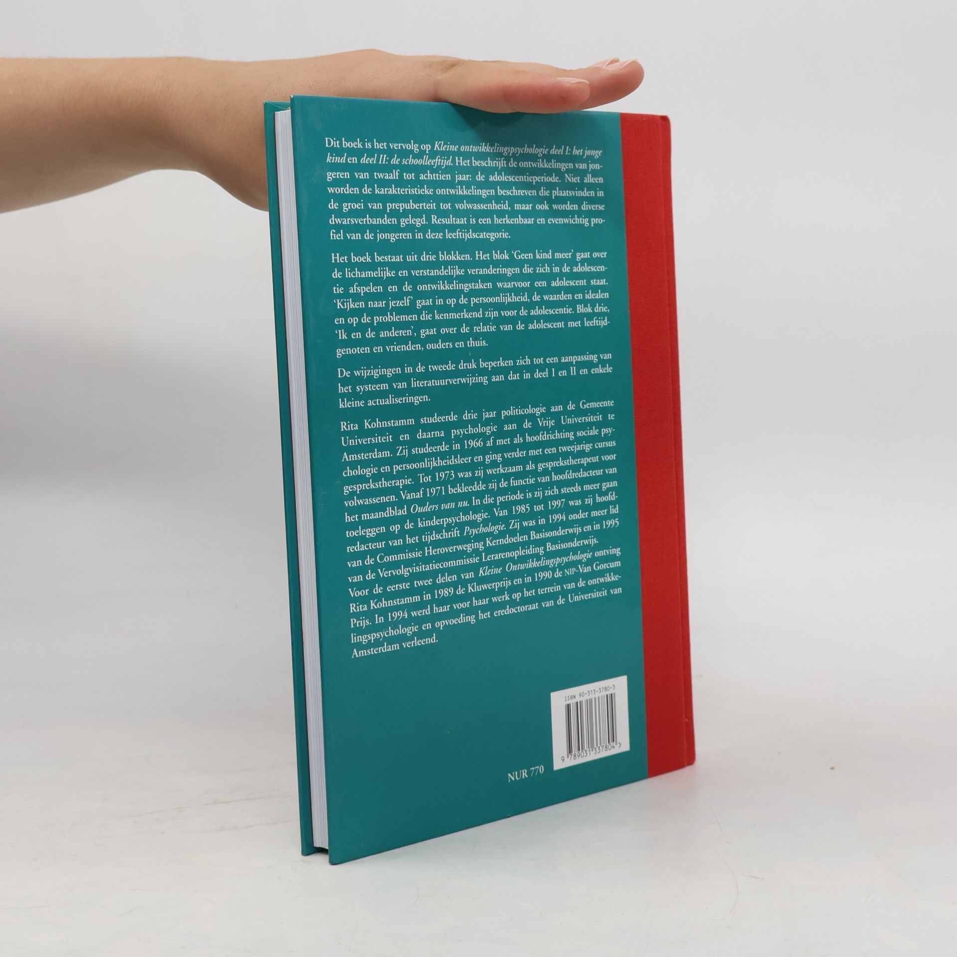 Rita Kohnstamm Kleine ontwikkelingspsychologie: de adolescentie