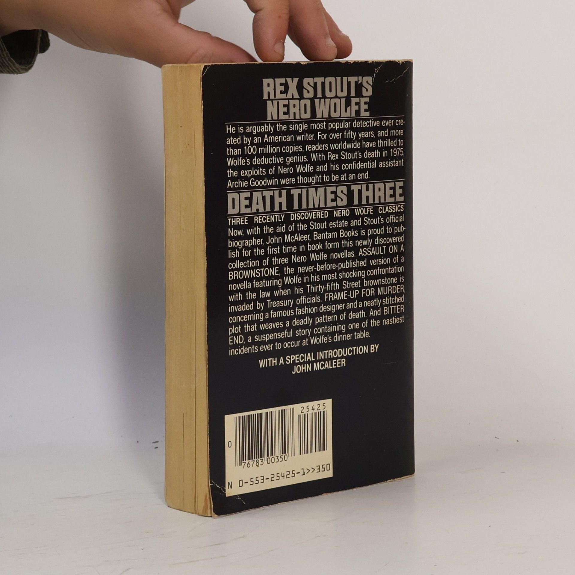 Rex Stout Nero Wolfe: Death Times Three