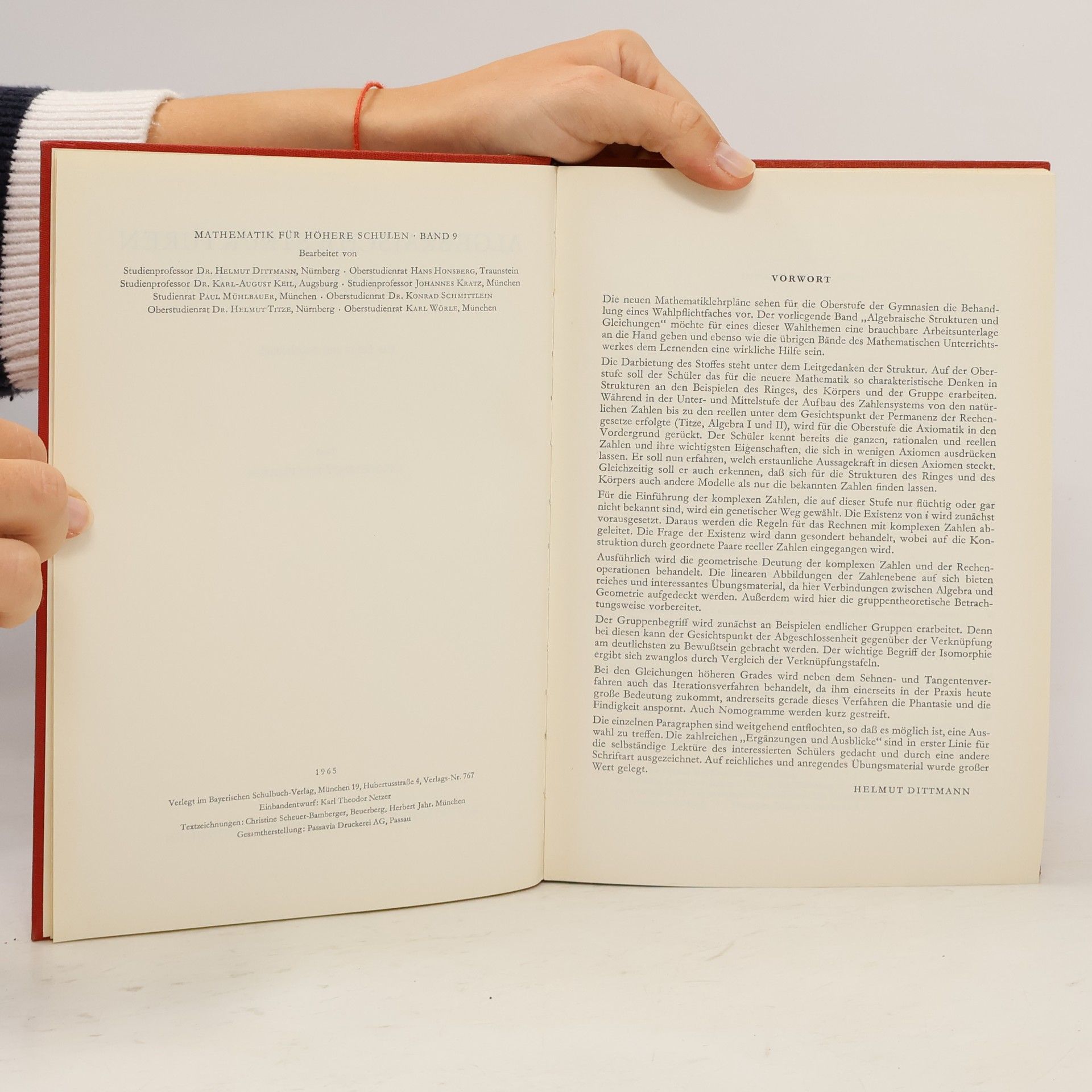 Helmut Dittmann Algebraische Strukturen und Gleichungen