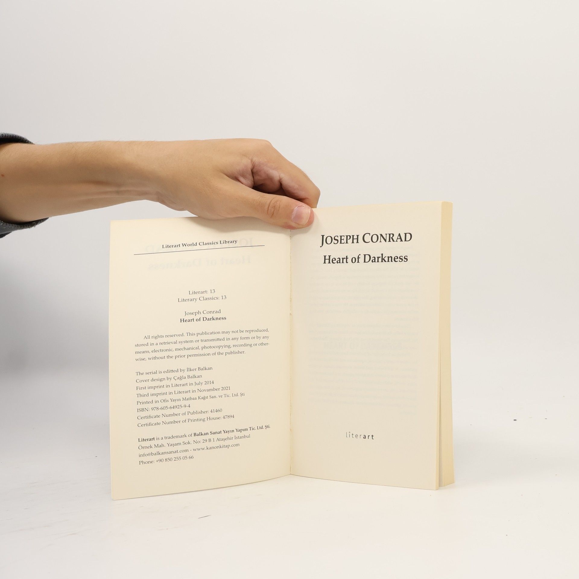 Joseph Conrad Heart of Darkness - 3rd Imprint