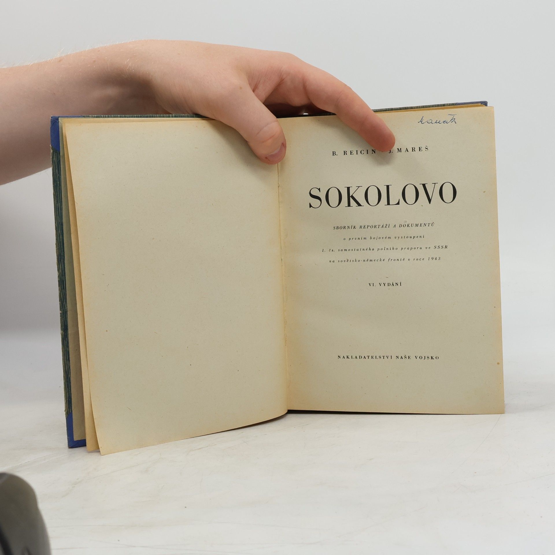 Bedřich Reicin Sokolovo